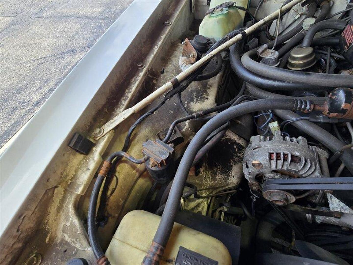 1984 White Chrysler Fifth Avenue (1C3BF66P0EX) with an 5.2L V8 130hp 235ft. lbs. engine, Automatic transmission, located at 25355 Eames Street, Channahon, IL, 60410, (815) 467-1807, 41.429108, -88.228432 - Step back in time with this vintage 1984 Chrysler Fifth Avenue that's as sassy as they come! Powered by a 5.2L V8 engine pumping out 130hp and 235ft. lbs. of torque, this classic beauty is ready to hit the streets with style. Decked out in a sleek White exterior and a bold Red interior, this Fifth - Photo#48