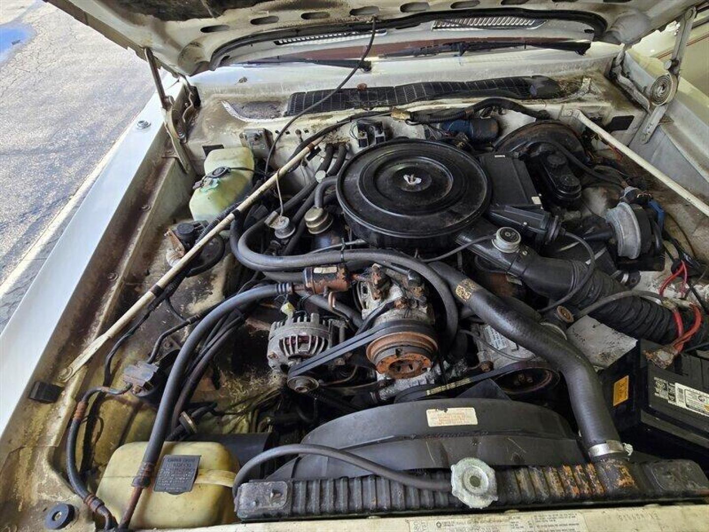 1984 White Chrysler Fifth Avenue (1C3BF66P0EX) with an 5.2L V8 130hp 235ft. lbs. engine, Automatic transmission, located at 25355 Eames Street, Channahon, IL, 60410, (815) 467-1807, 41.429108, -88.228432 - Step back in time with this vintage 1984 Chrysler Fifth Avenue that's as sassy as they come! Powered by a 5.2L V8 engine pumping out 130hp and 235ft. lbs. of torque, this classic beauty is ready to hit the streets with style. Decked out in a sleek White exterior and a bold Red interior, this Fifth - Photo#46
