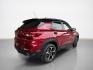 2022 Crimson Metallic Chevrolet Trailblazer RS (KL79MUSL2NB) with an ECOTEC 1.3L Turbo I3 155hp 174ft. lbs. engine, Automatic transmission, located at 25355 Eames Street, Channahon, IL, 60410, (815) 467-1807, 41.429108, -88.228432 - Buckle up and get ready to turn heads in the 2022 Chevrolet Trailblazer RS! This feisty crossover is packed with attitude and style, starting with its eye-catching Crimson Metallic exterior that demands attention on the road. Under the hood, you'll find a zippy ECOTEC 1.3L Turbo I3 engine deliverin - Photo#2