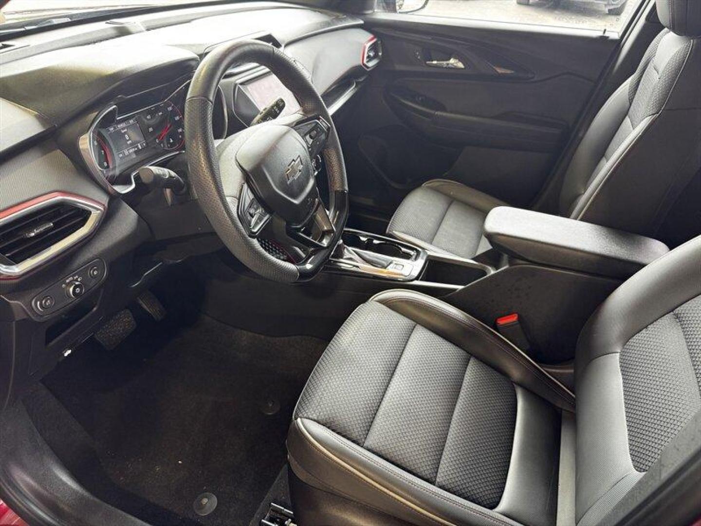 2022 Crimson Metallic Chevrolet Trailblazer RS (KL79MUSL2NB) with an ECOTEC 1.3L Turbo I3 155hp 174ft. lbs. engine, Automatic transmission, located at 25355 Eames Street, Channahon, IL, 60410, (815) 467-1807, 41.429108, -88.228432 - Buckle up and get ready to turn heads in the 2022 Chevrolet Trailblazer RS! This feisty crossover is packed with attitude and style, starting with its eye-catching Crimson Metallic exterior that demands attention on the road. Under the hood, you'll find a zippy ECOTEC 1.3L Turbo I3 engine deliverin - Photo#13