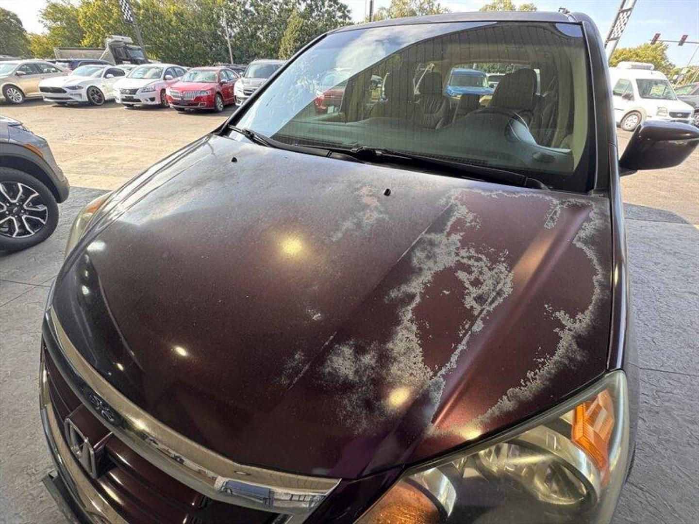 2009 Dark Cherry Pearl Honda Odyssey EX-L (5FNRL38619B) with an 3.5L V6 244hp 245ft. lbs. engine, Automatic transmission, located at 25355 Eames Street, Channahon, IL, 60410, (815) 467-1807, 41.429108, -88.228432 - Photo#9