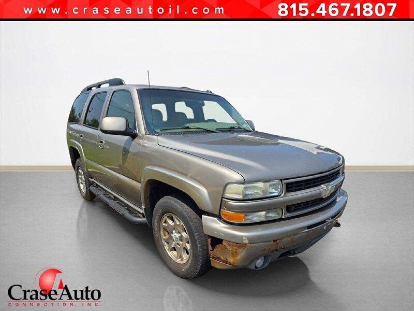 2003 Dark Gray Metallic Chevrolet Tahoe Z71 (1GNEK13Z83R) with an 5.3 engine, Automatic transmission, located at 25355 Eames Street, Channahon, IL, 60410, (815) 467-1807, 41.429108, -88.228432 - Photo#0