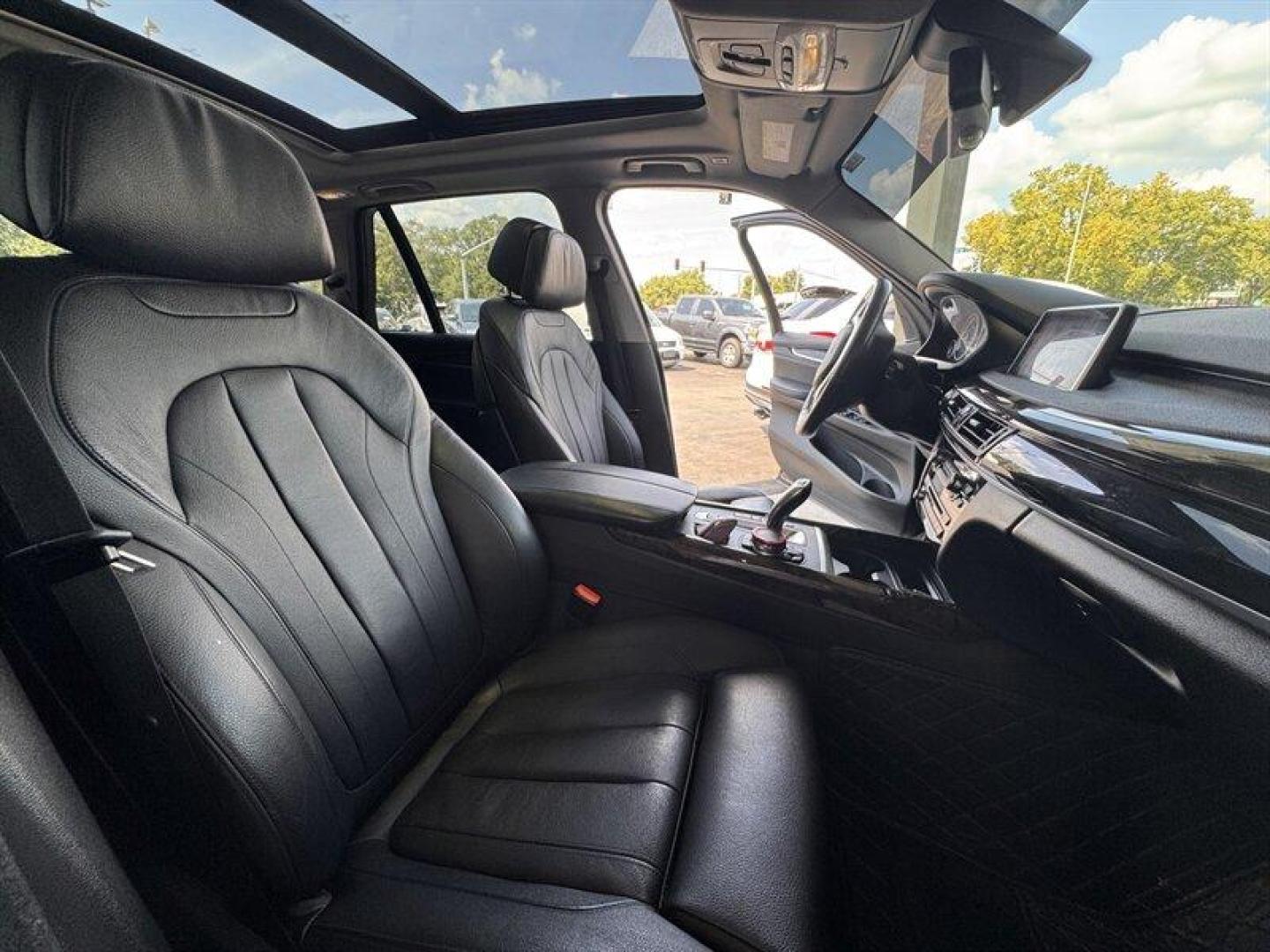 2015 Black Sapphire Metallic BMW X5 xDrive50i (5UXKR6C56F0) with an 4.4L Twin Turbo V8 445hp 480ft. lbs. engine, Automatic transmission, located at 25355 Eames Street, Channahon, IL, 60410, (815) 467-1807, 41.429108, -88.228432 - Rev up your driving experience with the 2015 BMW X5 xDrive50i, a powerhouse on wheels that's sure to make heads turn. Under the hood, you'll find a ferocious 4.4L Twin Turbo V8 engine pumping out a jaw-dropping 445hp and 480ft. lbs. of torque, giving you the adrenaline rush you crave. Jet Black on - Photo#16