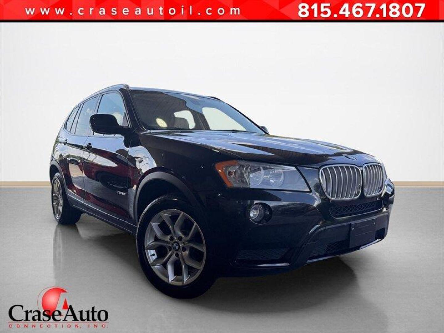 2013 Black Sapphire Metallic BMW X3 xDrive28i (5UXWX9C59D0) with an 2.0L Turbo I4 240hp 260ft. lbs. engine, Automatic transmission, located at 25355 Eames Street, Channahon, IL, 60410, (815) 467-1807, 41.429108, -88.228432 - Introducing the stylish and powerful 2013 BMW X3 xDrive28i! This beauty is equipped with a 2.0L Turbo I4 engine that delivers an impressive 240hp and 260ft. lbs. of torque, giving you the perfect balance of performance and efficiency. Step inside this luxurious SUV and you'll find a host of factory - Photo#0