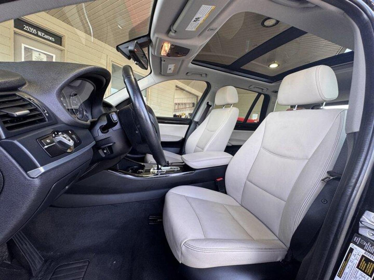 2013 Black Sapphire Metallic BMW X3 xDrive28i (5UXWX9C59D0) with an 2.0L Turbo I4 240hp 260ft. lbs. engine, Automatic transmission, located at 25355 Eames Street, Channahon, IL, 60410, (815) 467-1807, 41.429108, -88.228432 - Introducing the stylish and powerful 2013 BMW X3 xDrive28i! This beauty is equipped with a 2.0L Turbo I4 engine that delivers an impressive 240hp and 260ft. lbs. of torque, giving you the perfect balance of performance and efficiency. Step inside this luxurious SUV and you'll find a host of factory - Photo#12