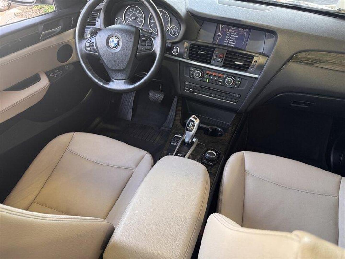 2013 Black Sapphire Metallic BMW X3 xDrive28i (5UXWX9C59D0) with an 2.0L Turbo I4 240hp 260ft. lbs. engine, Automatic transmission, located at 25355 Eames Street, Channahon, IL, 60410, (815) 467-1807, 41.429108, -88.228432 - Introducing the stylish and powerful 2013 BMW X3 xDrive28i! This beauty is equipped with a 2.0L Turbo I4 engine that delivers an impressive 240hp and 260ft. lbs. of torque, giving you the perfect balance of performance and efficiency. Step inside this luxurious SUV and you'll find a host of factory - Photo#17