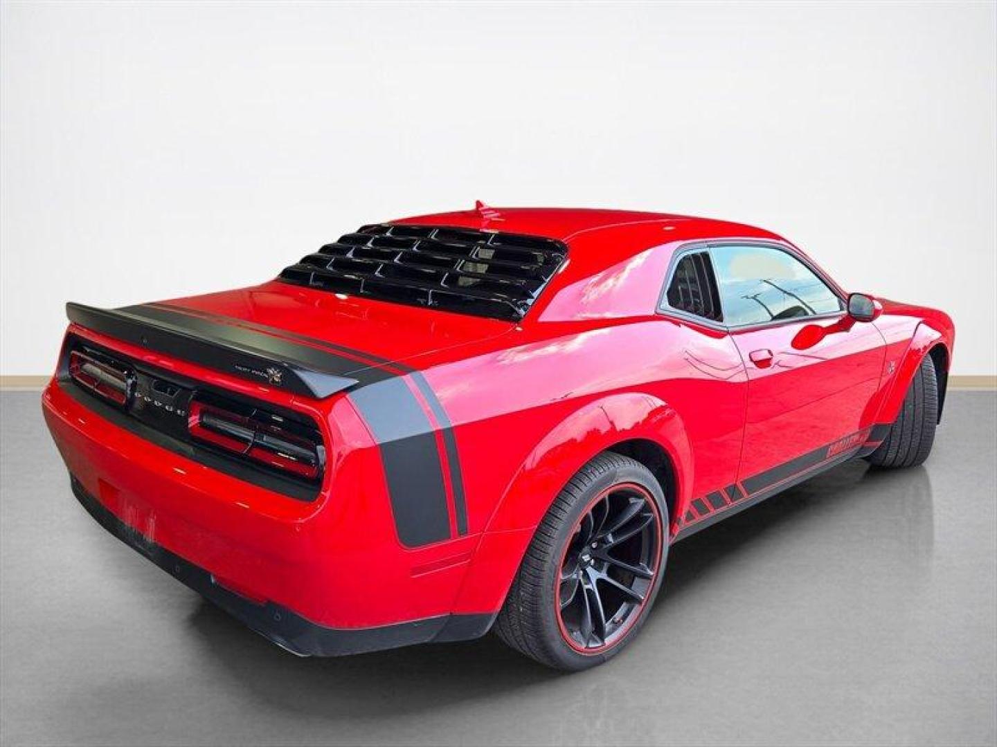 2021 Octane Red Pearl Coat Dodge Challenger R/T Scat Pack Widebody (2C3CDZFJ1MH) with an HEMI 6.4L V8 485hp 475ft. lbs. engine, Automatic transmission, located at 25355 Eames Street, Channahon, IL, 60410, (815) 467-1807, 41.429108, -88.228432 - Buckle up, because this 2021 Dodge Challenger R/T Scat Pack is a force to be reckoned with! Under the hood, you've got a HEMI 6.4L V8 engine cranking out a whopping 485 horsepower and 475 ft. lbs. of torque - talk about a powerhouse on wheels! Now, let's talk factory default features, darling. This - Photo#2
