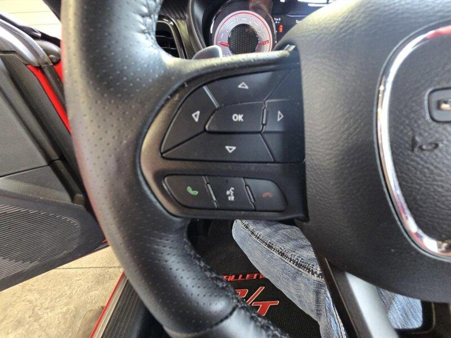 2021 Octane Red Pearl Coat Dodge Challenger R/T Scat Pack Widebody (2C3CDZFJ1MH) with an HEMI 6.4L V8 485hp 475ft. lbs. engine, Automatic transmission, located at 25355 Eames Street, Channahon, IL, 60410, (815) 467-1807, 41.429108, -88.228432 - Buckle up, because this 2021 Dodge Challenger R/T Scat Pack is a force to be reckoned with! Under the hood, you've got a HEMI 6.4L V8 engine cranking out a whopping 485 horsepower and 475 ft. lbs. of torque - talk about a powerhouse on wheels! Now, let's talk factory default features, darling. This - Photo#15
