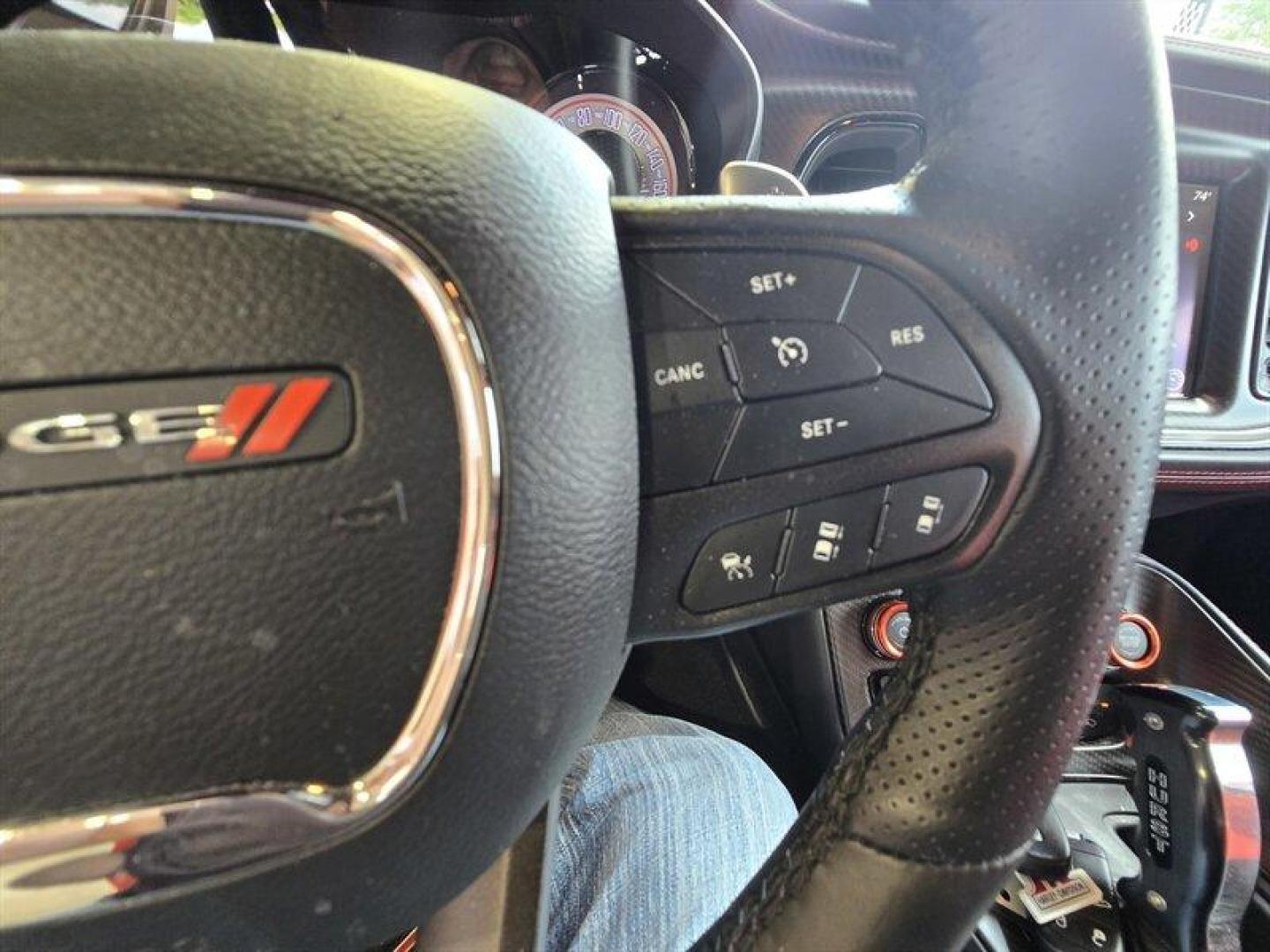 2021 Octane Red Pearl Coat Dodge Challenger R/T Scat Pack Widebody (2C3CDZFJ1MH) with an HEMI 6.4L V8 485hp 475ft. lbs. engine, Automatic transmission, located at 25355 Eames Street, Channahon, IL, 60410, (815) 467-1807, 41.429108, -88.228432 - Buckle up, because this 2021 Dodge Challenger R/T Scat Pack is a force to be reckoned with! Under the hood, you've got a HEMI 6.4L V8 engine cranking out a whopping 485 horsepower and 475 ft. lbs. of torque - talk about a powerhouse on wheels! Now, let's talk factory default features, darling. This - Photo#16