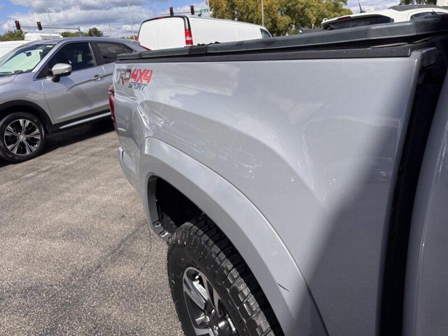2018 Magnetic Gray Metallic Toyota Tacoma SR V6 (3TMCZ5AN3JM) with an 3.5L V6 278hp 265ft. lbs. engine, Automatic transmission, located at 25355 Eames Street, Channahon, IL, 60410, (815) 467-1807, 41.429108, -88.228432 - Oh, honey, get ready to conquer the concrete jungle in style with the 2018 Toyota Tacoma SR V6. This bad boy is packing a punch with its 3.5L V6 engine that delivers a roaring 278hp and 265ft. lbs. of torque. You'll be turning heads left and right with its sleek Magnetic Gray Metallic exterior and a - Photo#12