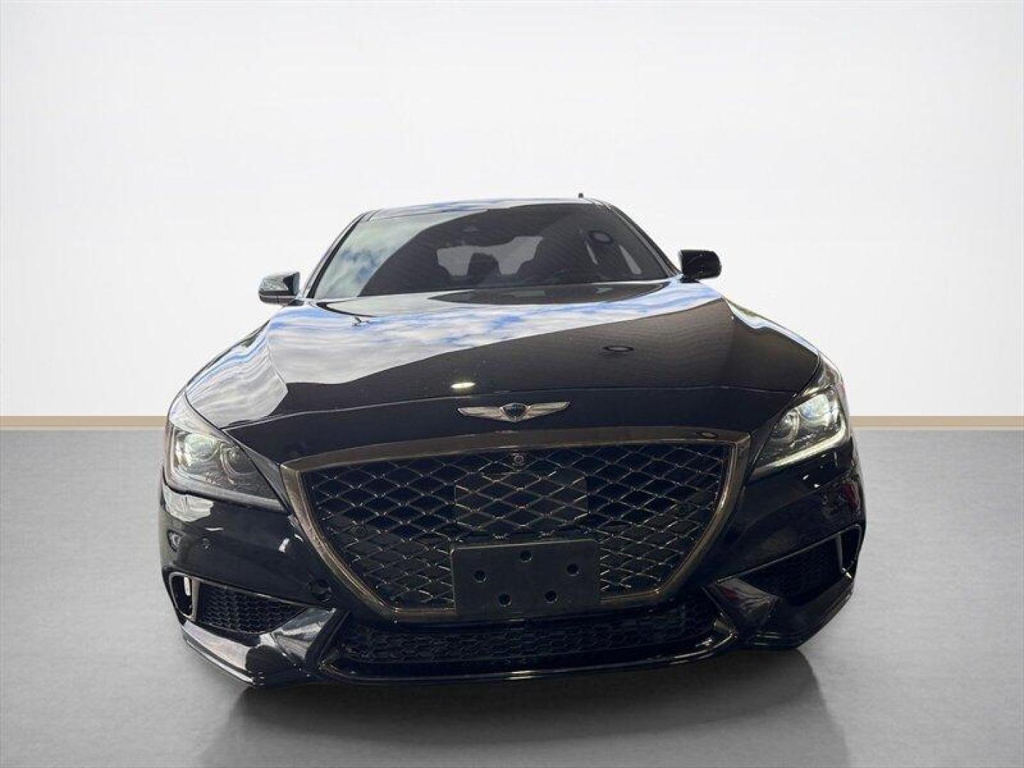 2018 Caspian Black Genesis G80 3.3T Sport (KMHGN4JB8JU) with an 3.3L Twin Turbo V6 365hp 376ft. lbs. engine, Automatic transmission, located at 25355 Eames Street, Channahon, IL, 60410, (815) 467-1807, 41.429108, -88.228432 - Unleash the power of the 2018 Genesis G80 3.3T Sport, a beast on wheels with a 3.3L Twin Turbo V6 engine roaring with 365hp and 376ft. lbs. of torque. Dominate the road in style with its sleek Caspian Black exterior and luxurious Black interior. This mean machine comes fully loaded with factory def - Photo#8