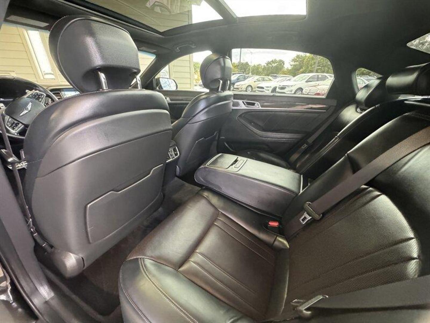 2018 Caspian Black Genesis G80 3.3T Sport (KMHGN4JB8JU) with an 3.3L Twin Turbo V6 365hp 376ft. lbs. engine, Automatic transmission, located at 25355 Eames Street, Channahon, IL, 60410, (815) 467-1807, 41.429108, -88.228432 - Unleash the power of the 2018 Genesis G80 3.3T Sport, a beast on wheels with a 3.3L Twin Turbo V6 engine roaring with 365hp and 376ft. lbs. of torque. Dominate the road in style with its sleek Caspian Black exterior and luxurious Black interior. This mean machine comes fully loaded with factory def - Photo#16