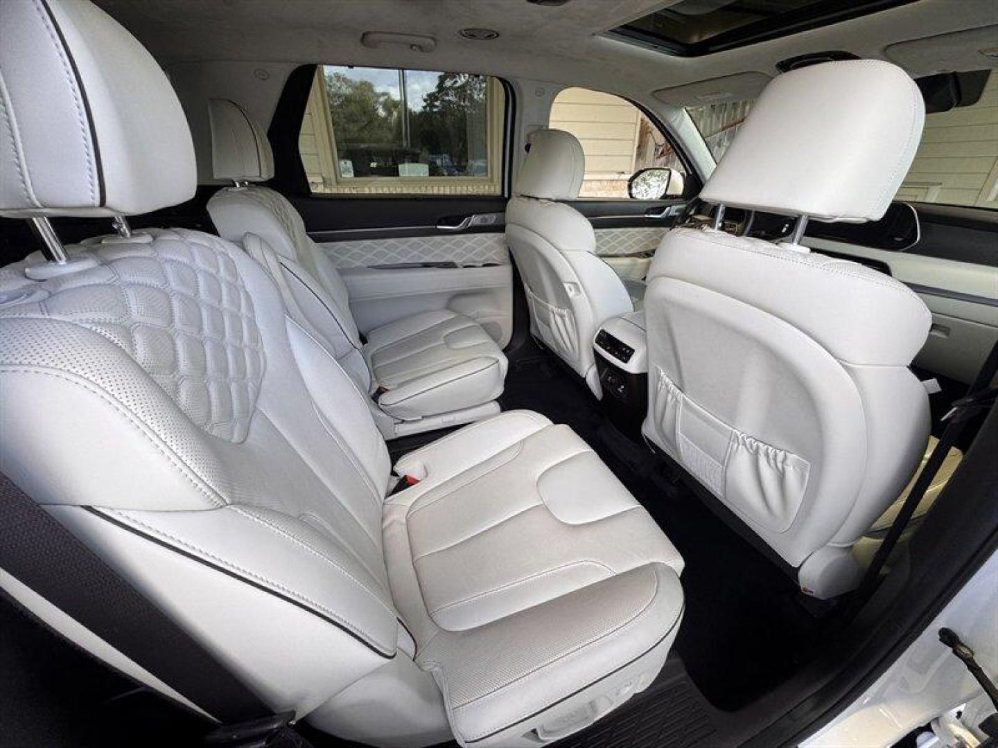 2021 Hyper White Hyundai PALISADE Calligraphy (KM8R7DHE4MU) with an 3.8L V6 291hp 262ft. lbs. engine, Automatic transmission, located at 25355 Eames Street, Channahon, IL, 60410, (815) 467-1807, 41.429108, -88.228432 - Picture yourself cruising down the boulevard in the 2021 Hyundai PALISADE Calligraphy - the epitome of luxury meets performance. This bad boy is equipped with a powerful 3.8L V6 engine that roars with 291hp and 262ft. lbs. of torque, giving you the thrill of the ride you've been craving. But wait, - Photo#13