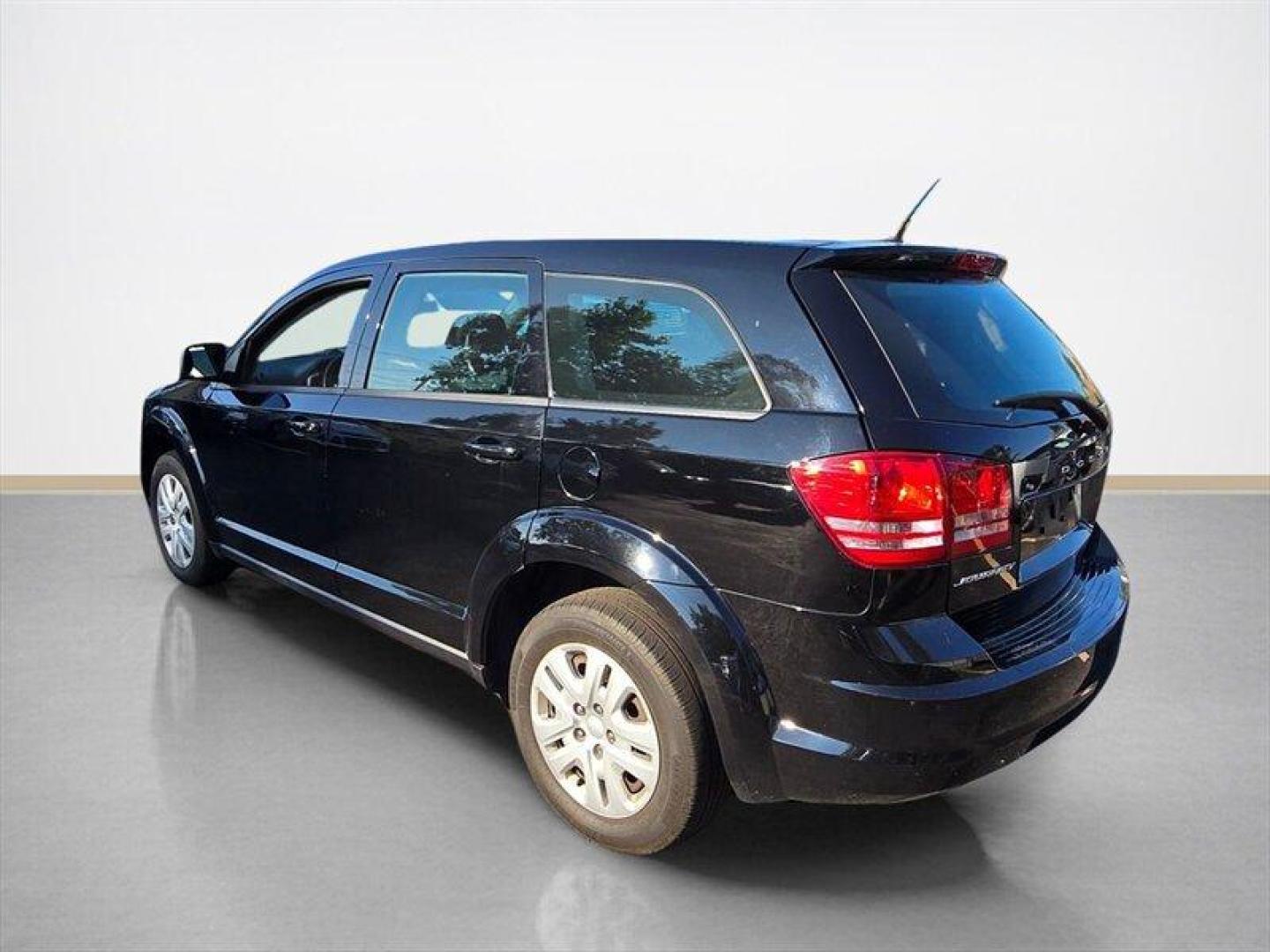 2014 Pitch Black Clear Coat Dodge Journey AVP (3C4PDCAB4ET) with an 2.4L I4 173hp 166ft. lbs. engine, Automatic transmission, located at 25355 Eames Street, Channahon, IL, 60410, (815) 467-1807, 41.429108, -88.228432 - ** LOCAL TRADE IN, WHOLESALE AS-IS SPECIAL, HAS LEAKS, NEEDS MINOR MAINTAINCE. ** This 2014 Dodge Journey AVP in Pitch Black Clear Coat with a Black interior is a reliable choice for those seeking a versatile SUV. Powered by a 2.4L I4 engine producing 173hp and 166ft. lbs. of torque, this vehicle st - Photo#3