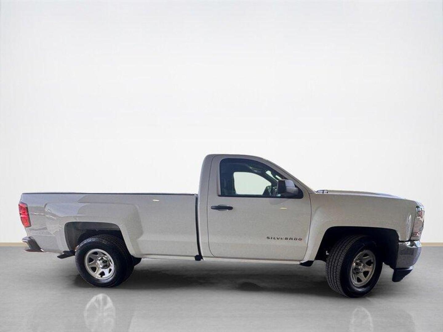 2018 Summit White Chevrolet Silverado 1500 LS (1GCNCNECXJZ) with an EcoTec3 5.3L V8 355hp 383ft. lbs. engine, Automatic transmission, located at 25355 Eames Street, Channahon, IL, 60410, (815) 467-1807, 41.429108, -88.228432 - Looking for a truck that's as tough as nails and ready to roll? Feast your eyes on the 2018 Chevrolet Silverado 1500 LS with its powerful EcoTec3 5.3L V8 engine, packing a punch with 355 horsepower and 383 ft. lbs. of torque. This bad boy has swagger and style to match its muscle. Step inside and y - Photo#1