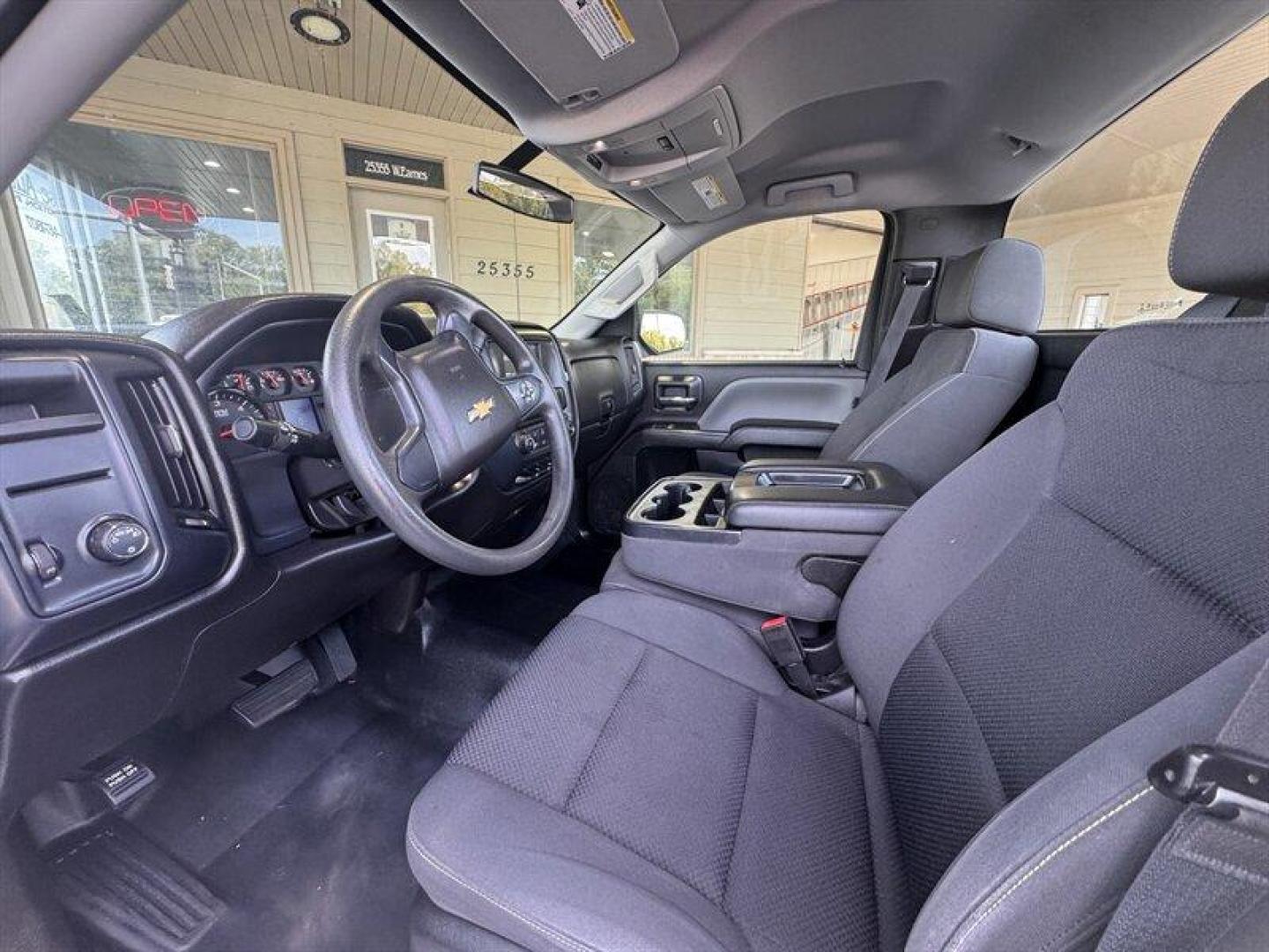 2018 Summit White Chevrolet Silverado 1500 WT (1GCNCNECXJZ) with an EcoTec3 5.3L V8 355hp 383ft. lbs. engine, Automatic transmission, located at 25355 Eames Street, Channahon, IL, 60410, (815) 467-1807, 41.429108, -88.228432 - Looking for a truck that's as tough as nails and ready to roll? Feast your eyes on the 2018 Chevrolet Silverado 1500 LS with its powerful EcoTec3 5.3L V8 engine, packing a punch with 355 horsepower and 383 ft. lbs. of torque. This bad boy has swagger and style to match its muscle. Step inside and y - Photo#16