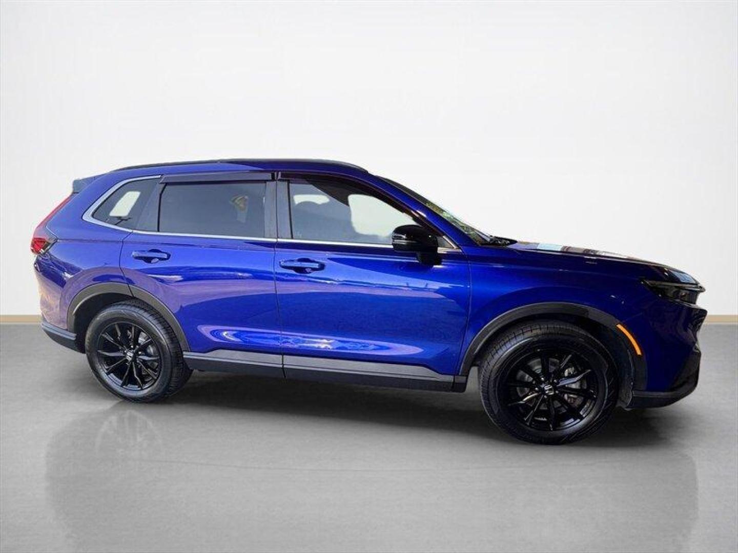 2023 Canyon River Blue Metallic Honda CR-V Hybrid Sport (7FARS6H59PE) with an 2.0L Hybrid I4 204hp 247ft. lbs. engine, Automatic transmission, located at 25355 Eames Street, Channahon, IL, 60410, (815) 467-1807, 41.429108, -88.228432 - Introducing the 2023 Honda CR-V Hybrid Sport, a perfect blend of style and efficiency! This dynamic SUV is equipped with a powerful 2.0L Hybrid I4 engine that delivers an impressive 204hp and 247ft. lbs. of torque, ensuring a smooth and exhilarating driving experience. The factory default features - Photo#1