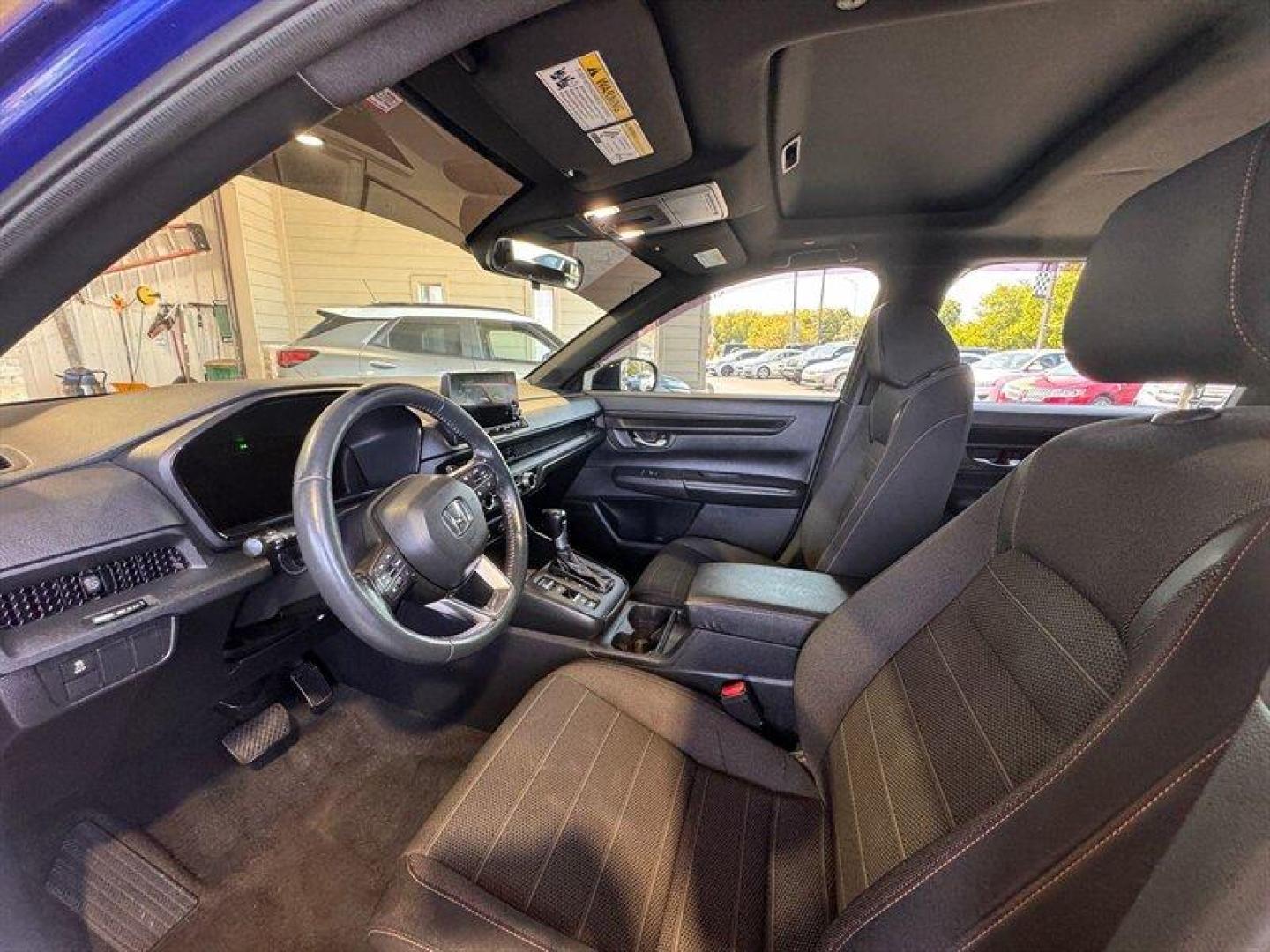 2023 Canyon River Blue Metallic Honda CR-V Hybrid Sport (7FARS6H59PE) with an 2.0L Hybrid I4 204hp 247ft. lbs. engine, Automatic transmission, located at 25355 Eames Street, Channahon, IL, 60410, (815) 467-1807, 41.429108, -88.228432 - Introducing the 2023 Honda CR-V Hybrid Sport, a perfect blend of style and efficiency! This dynamic SUV is equipped with a powerful 2.0L Hybrid I4 engine that delivers an impressive 204hp and 247ft. lbs. of torque, ensuring a smooth and exhilarating driving experience. The factory default features - Photo#8