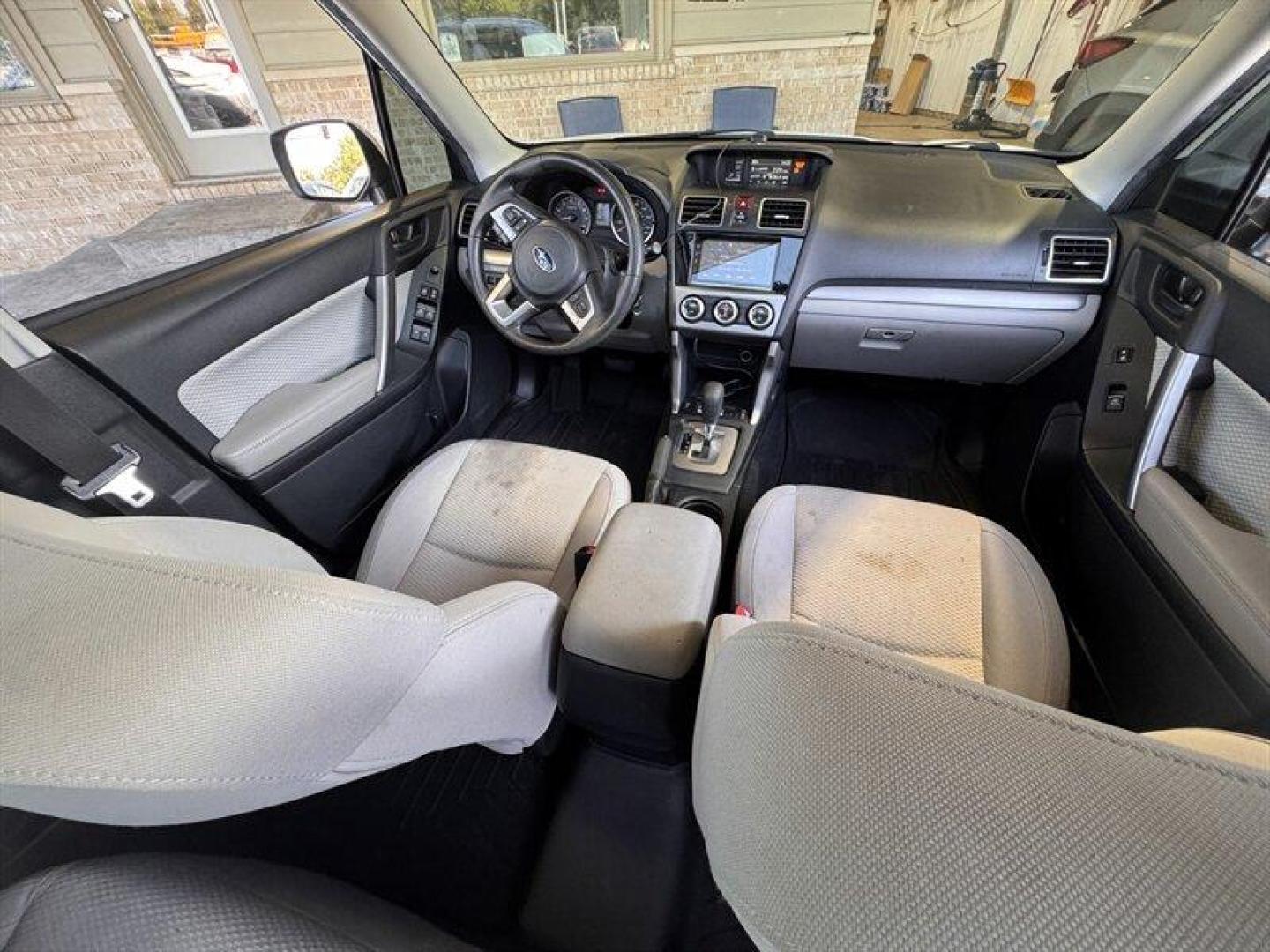 2018 Crystal White Pearl Subaru Forester 2.5i Premium (JF2SJAEC7JH) with an 2.5L H4 170hp 174ft. lbs. engine, Automatic transmission, located at 25355 Eames Street, Channahon, IL, 60410, (815) 467-1807, 41.429108, -88.228432 - Oh, honey, let me introduce you to the fabulous 2018 Subaru Forester 2.5i Premium in Crystal White Pearl with a sleek Gray interior. This bad boy is powered by a fierce 2.5L H4 engine, delivering a sassy 170hp and 174ft. lbs. of torque. Let's talk about the factory default features, darling. This b - Photo#16