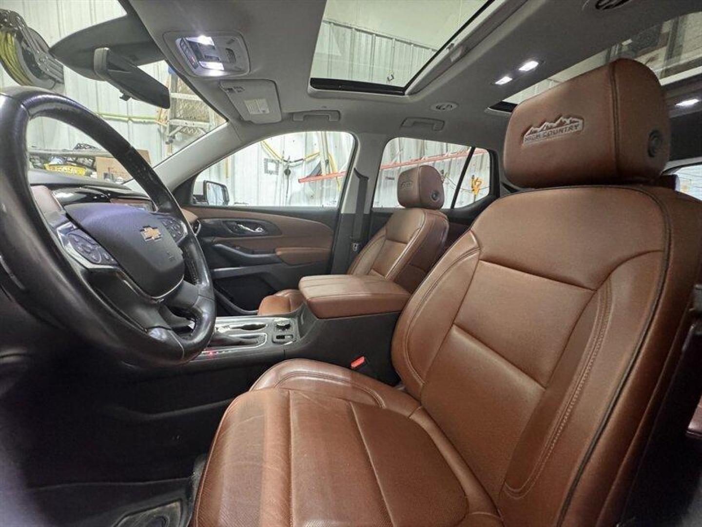 2019 Tan Chevrolet Traverse High Country (1GNEVJKW0KJ) with an 3.6L V6 310hp 266ft. lbs. engine, Automatic transmission, located at 25355 Eames Street, Channahon, IL, 60410, (815) 467-1807, 41.429108, -88.228432 - Introducing the powerhouse on wheels - the 2019 Chevrolet Traverse High Country! Buckle up for a thrilling ride with its robust 3.6L V6 engine, delivering a heart-pounding 310hp and 266ft. lbs. of torque. This beast is painted in the stunning Iridescent Pearl Tricoat exterior, exuding class and styl - Photo#12