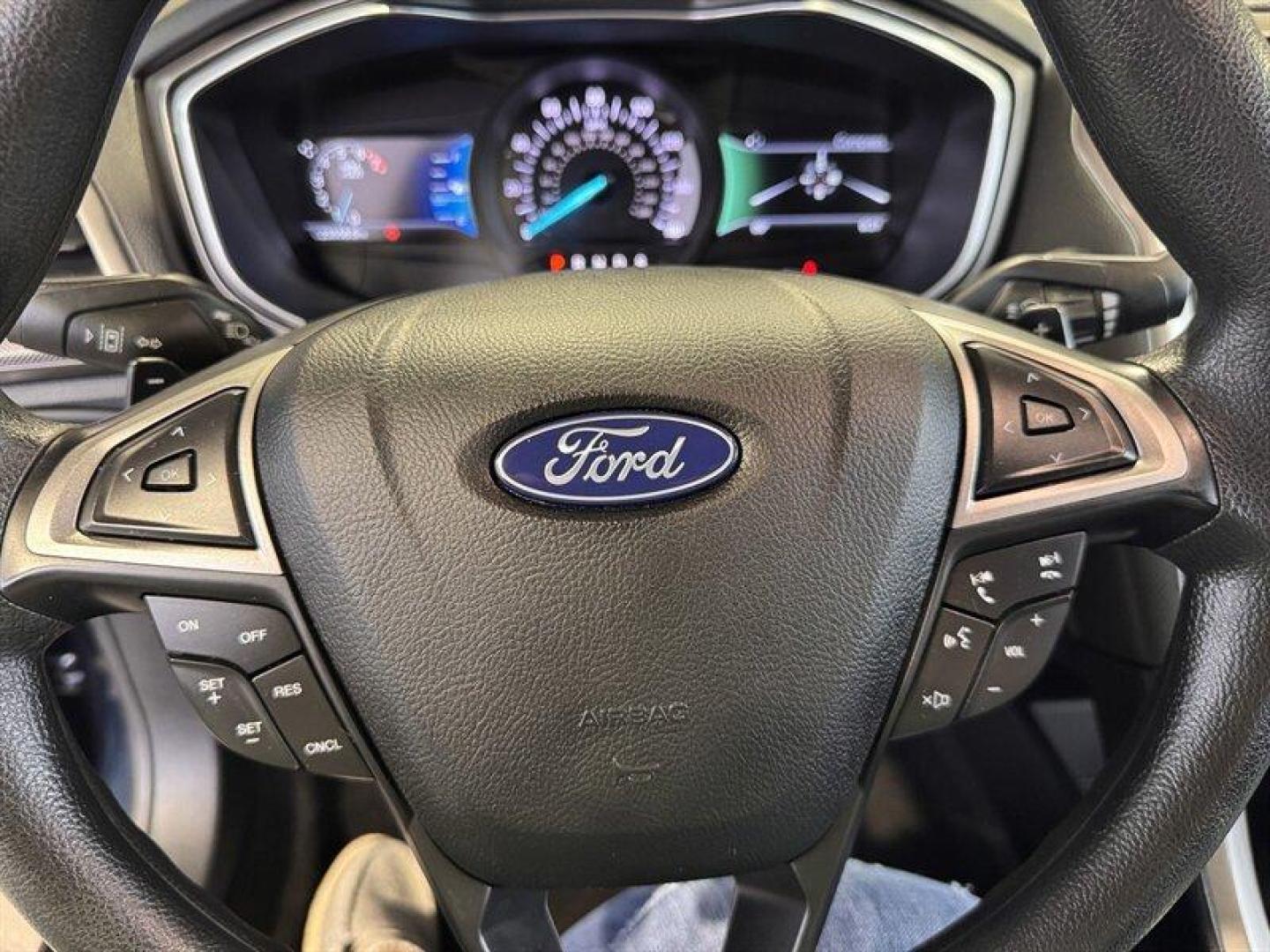 2020 Velocity Blue Ford Fusion SE (3FA6P0T90LR) with an EcoBoost 2.0L Turbo I4 245hp 275ft. lbs. engine, Automatic transmission, located at 25355 Eames Street, Channahon, IL, 60410, (815) 467-1807, 41.429108, -88.228432 - Introducing the sleek and stylish 2020 Ford Fusion SE in the eye-catching Alto Blue Metallic Tinted Clearcoat exterior and luxurious Ebony interior. Powered by a mighty EcoBoost 2.0L Turbo I4 engine, this baby churns out a whopping 245hp and 275ft. lbs. of torque. With less than 24,000 miles on the - Photo#24
