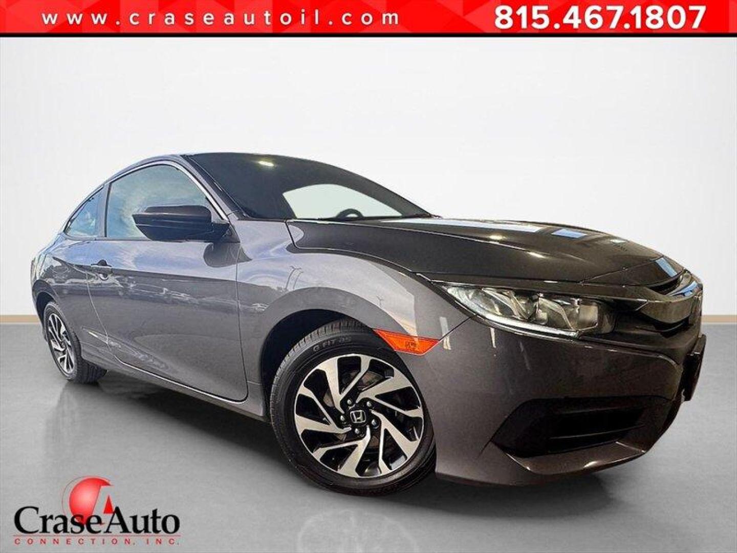 2016 Modern Steel Metallic Honda Civic LX (2HGFC4B56GH) with an 2.0L I4 158hp 138ft. lbs. engine, Automatic transmission, located at 25355 Eames Street, Channahon, IL, 60410, (815) 467-1807, 41.429108, -88.228432 - Step into the realm of excellence with the 2016 Honda Civic LX, a marvel of automotive engineering that combines power, efficiency, and style in perfect harmony. Beneath its sleek Crystal Black Pearl exterior lies a robust 2.0L I4 engine, generating an impressive 158hp and 138ft. lbs. of torque to e - Photo#0