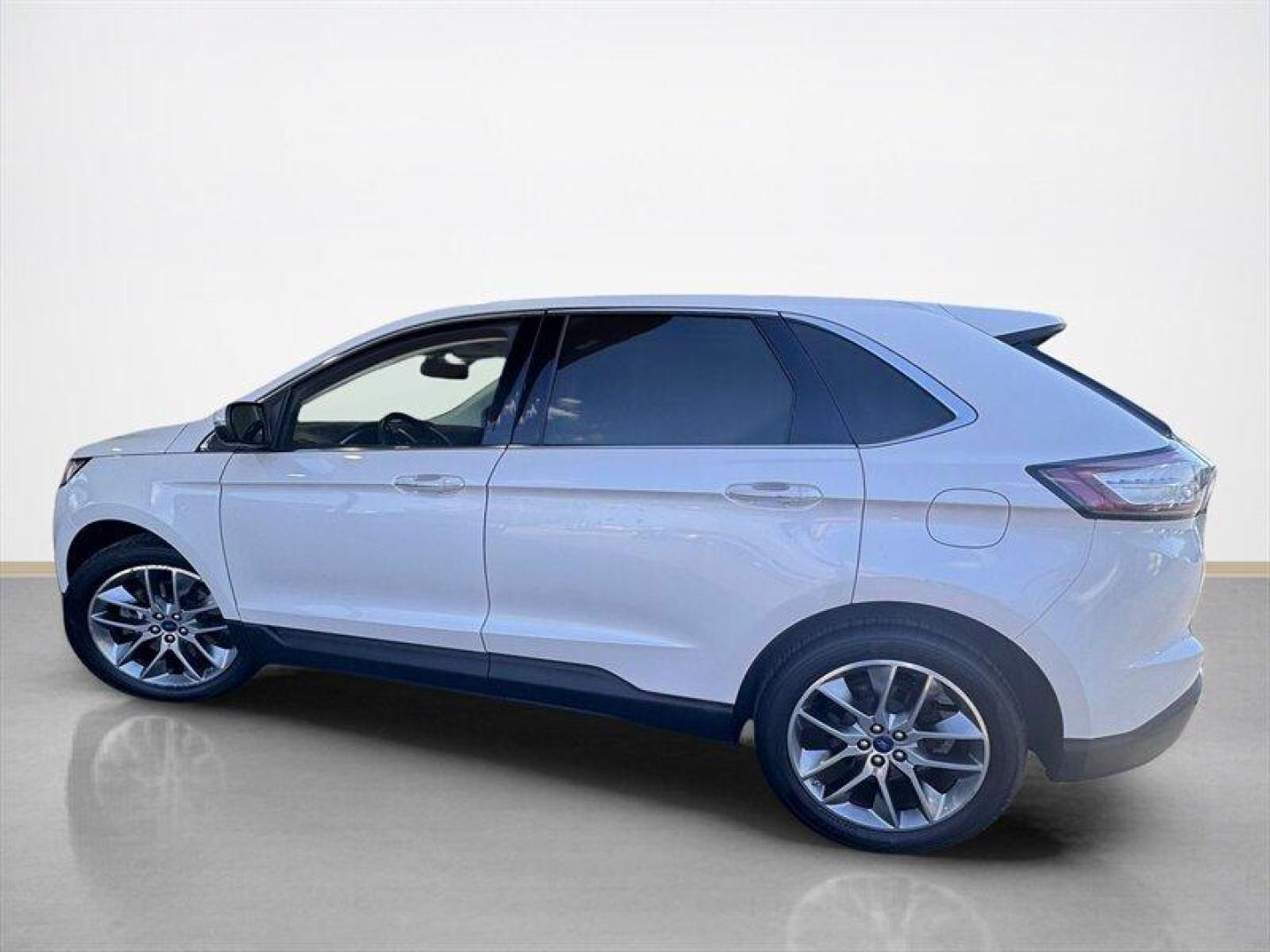 2015 White Platinum Metallic Tri-Coat Ford Edge Titanium (2FMTK4K8XFB) with an 3.5L V6 280hp 250ft. lbs. engine, Automatic transmission, located at 25355 Eames Street, Channahon, IL, 60410, (815) 467-1807, 41.429108, -88.228432 - Introducing the sophisticated 2015 Ford Edge Titanium, a remarkable SUV that seamlessly combines power and elegance. Equipped with a robust 3.5L V6 engine delivering 280hp and 250ft. lbs. of torque, this vehicle offers a dynamic driving experience. The factory default features of this Ford Edge Tit - Photo#6
