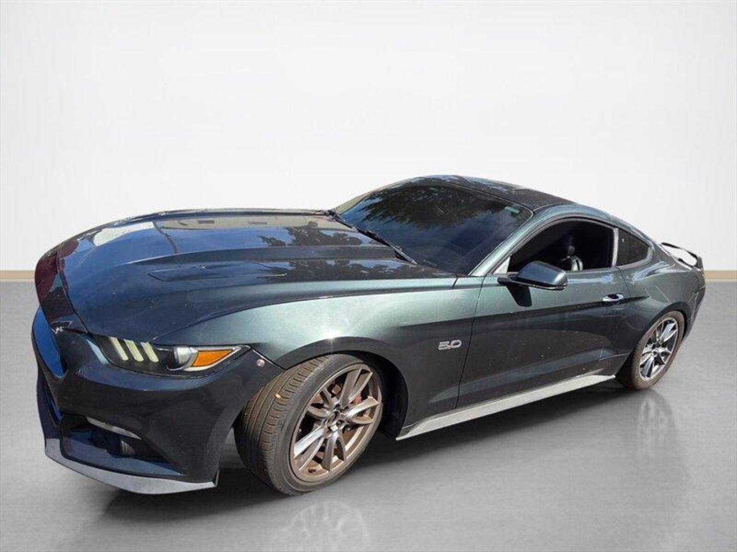 2015 Guard Ford Mustang GT Premium (1FA6P8CF2F5) with an 5.0L V8 435hp 400ft. lbs. engine, 6 Speed Manual transmission, located at 25355 Eames Street, Channahon, IL, 60410, (815) 467-1807, 41.429108, -88.228432 - ** LOCAL TRADE IN, WHOLESALE AS-IS SPECIAL, NEEDS TIRES, BRAKES, FRONT STRUTS. ** Unleash the beast with this 2015 Ford Mustang GT! Equipped with a roaring 5.0L V8 engine delivering a jaw-dropping 435hp and 400 ft. lbs. of torque, this pony car means business. Dominate the road with the GT Performan - Photo#7