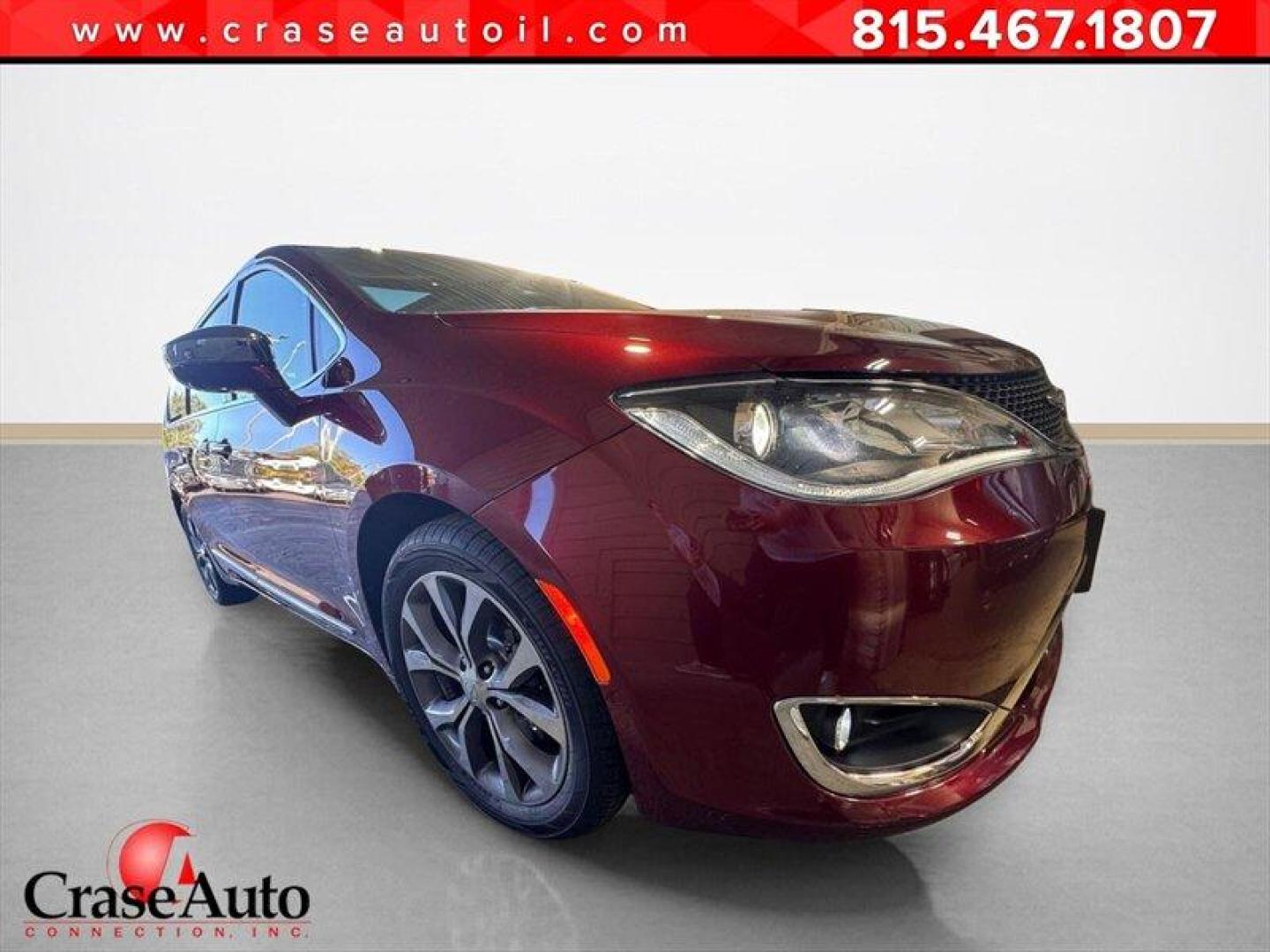 2017 Velvet Red Pearl Coat Chrysler Pacifica Limited (2C4RC1GG2HR) with an Pentastar 3.6L V6 287hp 262ft. lbs. engine, Automatic transmission, located at 25355 Eames Street, Channahon, IL, 60410, (815) 467-1807, 41.429108, -88.228432 - Introducing the 2017 Chrysler Pacifica Limited where family comfort meets cutting-edge technology! This stunning minivan is powered by a robust Pentastar 3.6L V6 engine, delivering an impressive 287 horsepower and 262 ft-lbs of torque. Whether you're cruising through city streets or hitting the ope - Photo#0
