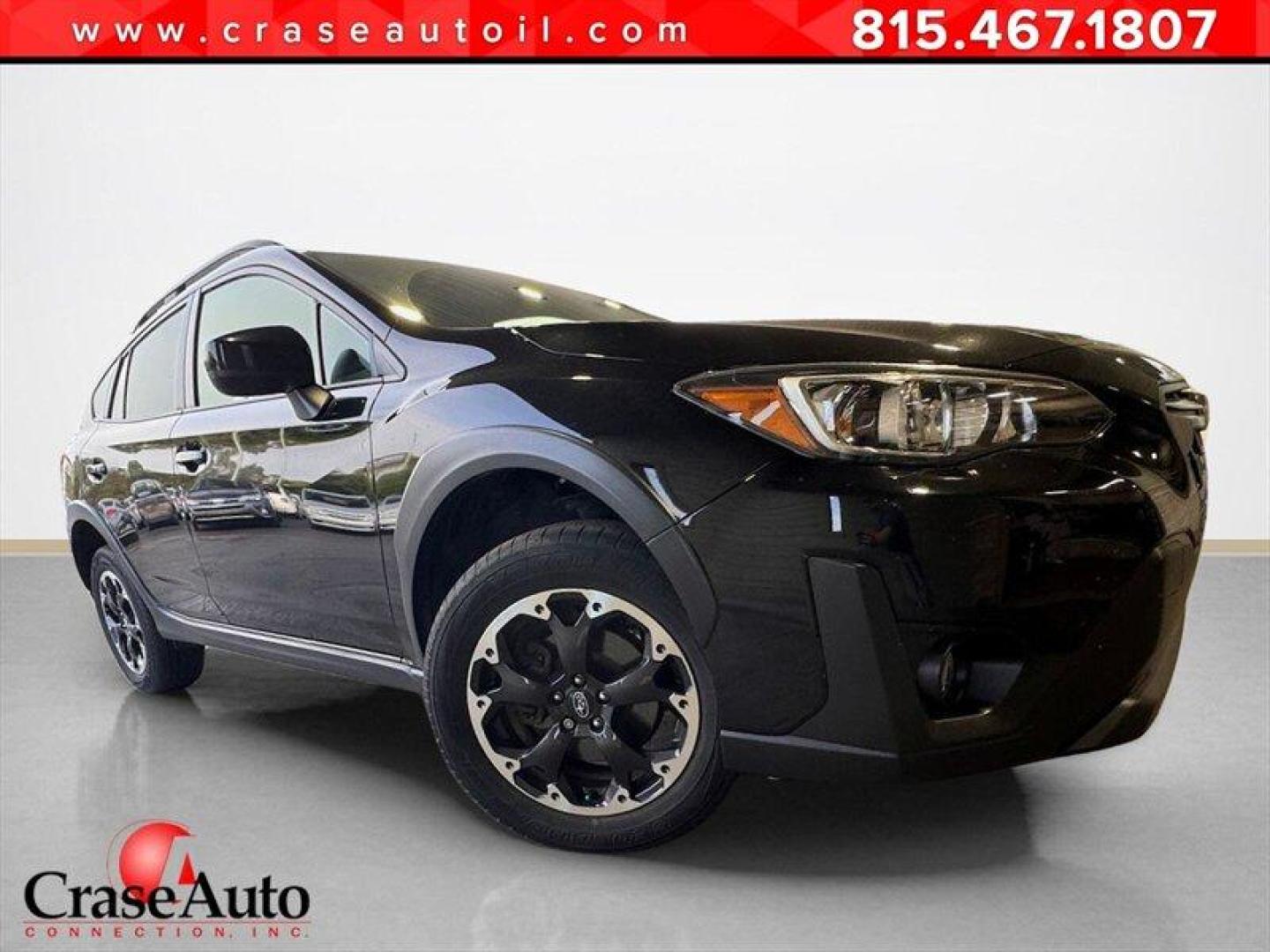 2023 Crystal Black Silica Subaru Crosstrek Premium (JF2GTAPC2PH) with an 2.0L H4 152hp 145ft. lbs. engine, Automatic transmission, located at 25355 Eames Street, Channahon, IL, 60410, (815) 467-1807, 41.429108, -88.228432 - Introducing the 2023 Subaru Crosstrek Premium, a versatile and stylish compact SUV designed to meet the demands of both urban and outdoor adventures. With a striking Crystal Black Silica exterior, this vehicle exudes a sophisticated and bold presence on the road. Under the hood, the Crosstrek is e - Photo#0