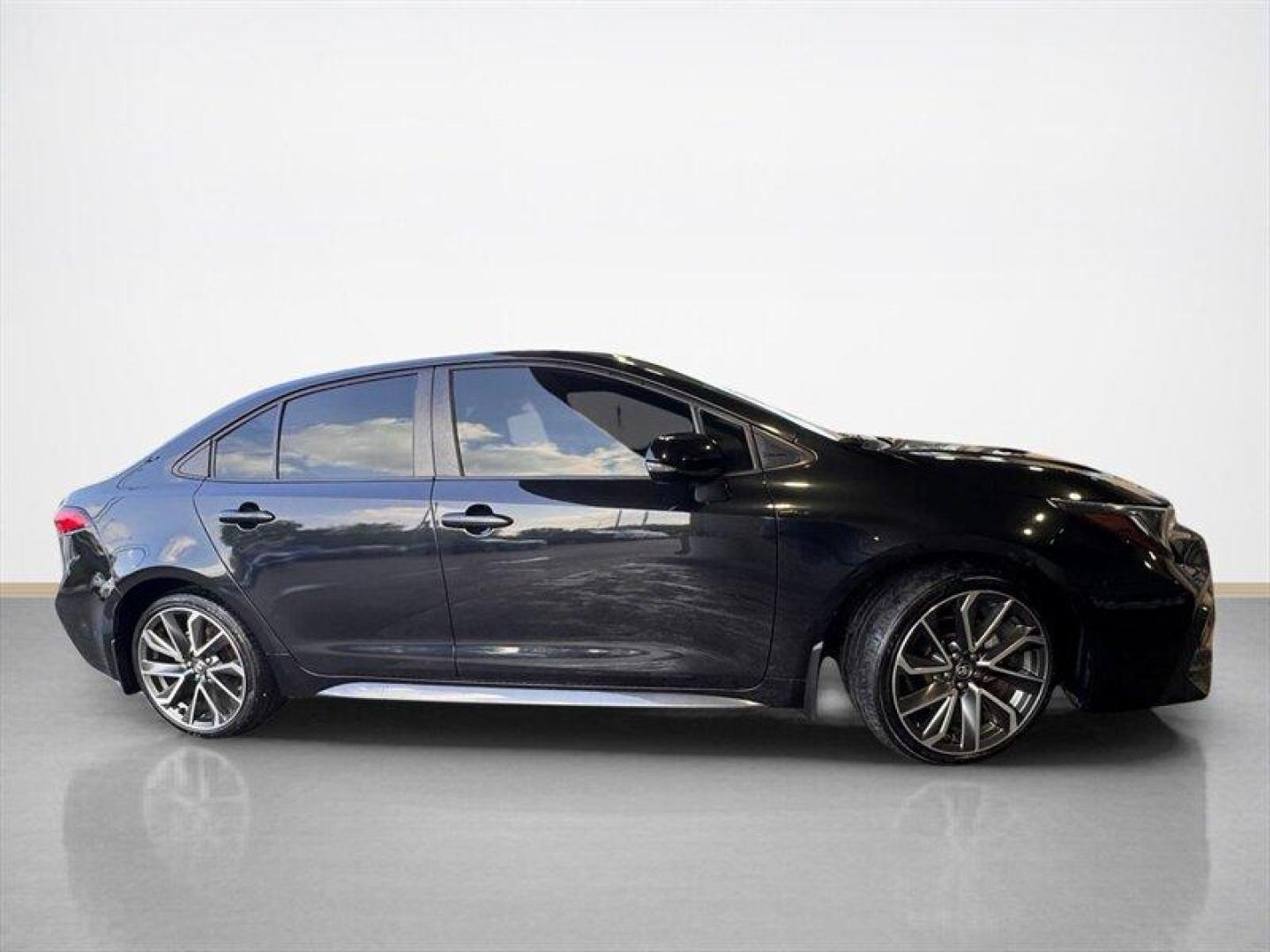 2022 Black Sand Pearl Toyota Corolla SE (5YFS4MCEXNP) with an 2.0L I4 169hp 151ft. lbs. engine, Automatic transmission, located at 25355 Eames Street, Channahon, IL, 60410, (815) 467-1807, 41.429108, -88.228432 - Introducing the 2022 Toyota Corolla SE, a dynamic blend of style, efficiency, and performance thats ready to take your driving experience to the next level. Dressed in a striking Black Sand Pearl exterior, this compact sedan commands attention on the road while showcasing a sleek, modern design that - Photo#1