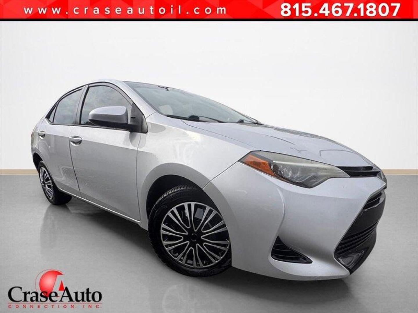 2017 Classic Silver Metallic Toyota Corolla L (2T1BURHE6HC) with an 1.8L I4 132hp 128ft. lbs. engine, Automatic transmission, located at 25355 Eames Street, Channahon, IL, 60410, (815) 467-1807, 41.429108, -88.228432 - Introducing the 2017 Toyota Corolla L the car that proves you can be practical and stylish at the same time! Wrapped in a shiny Classic Silver Metallic coat, this sleek machine is ready to hit the road and turn heads, all while sipping fuel like a refined connoisseur at a wine tasting. With its 1.8 - Photo#0