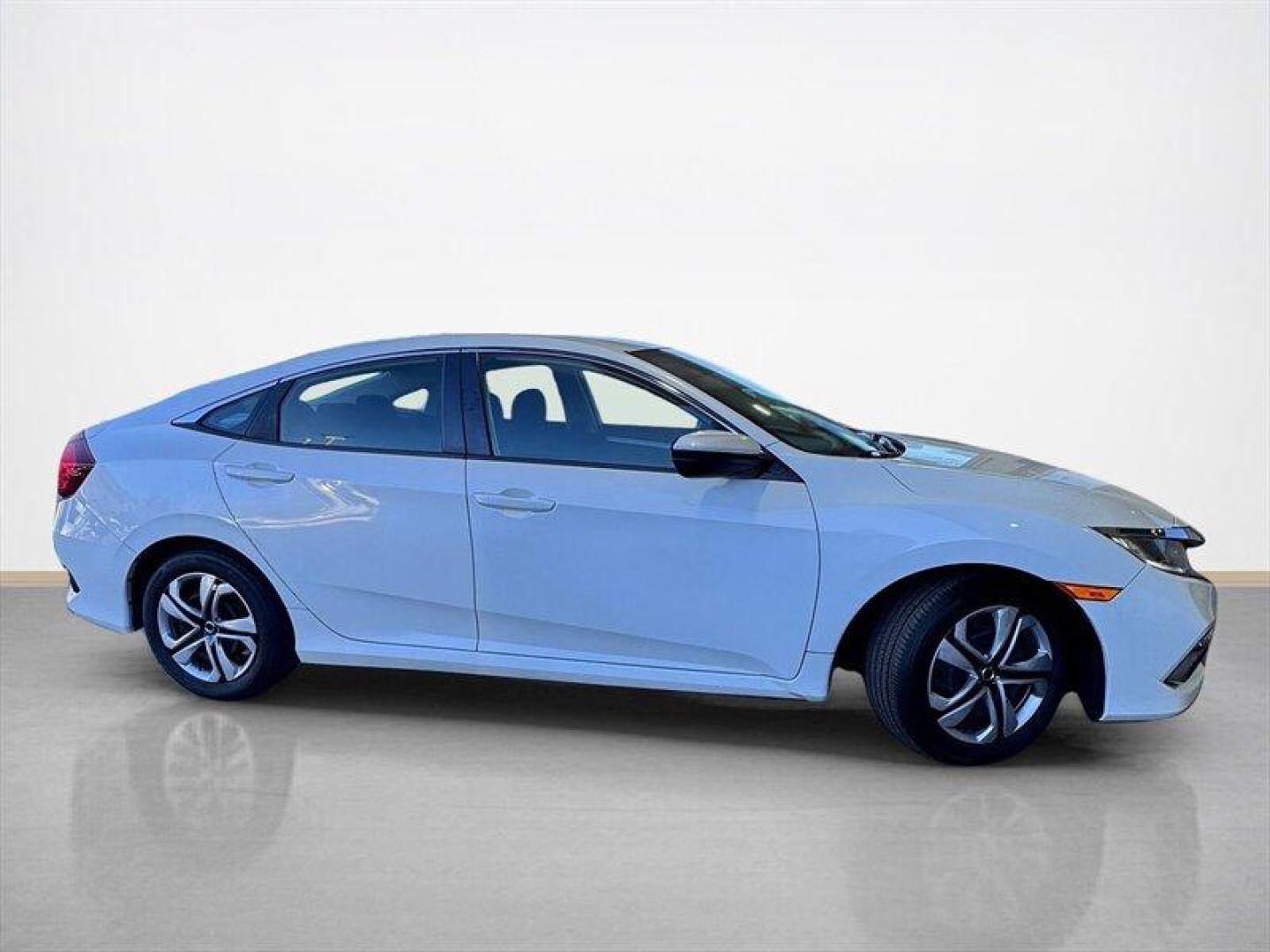 2019 Platinum White Pearl Honda Civic LX (19XFC2F68KE) with an 2.0L I4 158hp 138ft. lbs. engine, Automatic transmission, located at 25355 Eames Street, Channahon, IL, 60410, (815) 467-1807, 41.429108, -88.228432 - Get ready to fall in love with the 2019 Honda Civic LXa compact car thats not just about looks; its the full package! With a peppy 2.0L I4 engine packing 158 horsepower and a torque of 138 ft-lbs, this little beast knows how to make your morning commute feel like a joyride. And with fewer than 58,00 - Photo#1