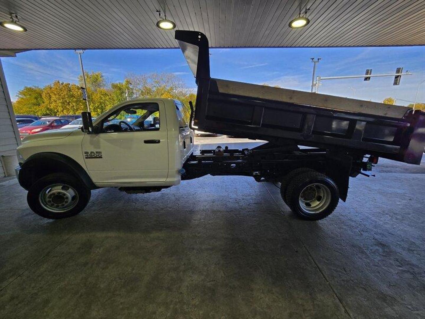 2015 White RAM 4500 Tradesman (3C7WRKBLCFG) , Automatic transmission, located at 25355 Eames Street, Channahon, IL, 60410, (815) 467-1807, 41.429108, -88.228432 - ** 11 FOOT DUMP BODY, NEW TIRES AND BRAKES, READY TO GO TO WORK. ** Introducing the 2015 RAM 4500, a robust and versatile heavy-duty truck designed for both work and play. This particular model comes in a classic White exterior, providing a clean and professional appearance that stands out on the ro - Photo#5
