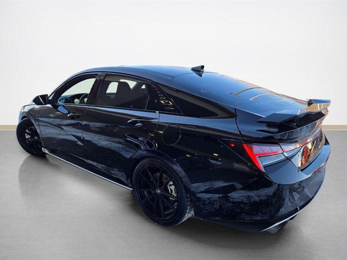 2023 Phantom Black Pearl Hyundai ELANTRA N (KMHLW4AK6PU) with an 2.0L Turbo I4 276hp 289ft. lbs. engine, 8 Speed Dual Clutch transmission, located at 25355 Eames Street, Channahon, IL, 60410, (815) 467-1807, 41.429108, -88.228432 - Introducing the 2023 Hyundai ELANTRA N the spicy little number thats ready to turn heads and leave a trail of envy in its wake! With its sleek Onyx Black exterior, this bad boy is not just a car; its a statement. Get ready to stand out in a crowd, because this ride doesnt do subtle. Under the hood - Photo#5