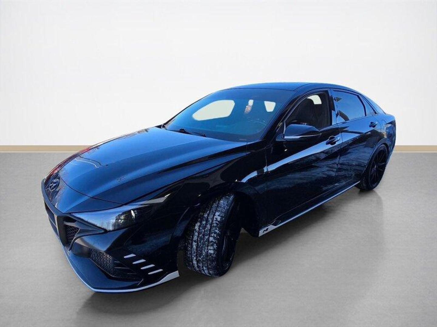 2023 Phantom Black Pearl Hyundai ELANTRA N (KMHLW4AK6PU) with an 2.0L Turbo I4 276hp 289ft. lbs. engine, 8 Speed Dual Clutch transmission, located at 25355 Eames Street, Channahon, IL, 60410, (815) 467-1807, 41.429108, -88.228432 - Introducing the 2023 Hyundai ELANTRA N the spicy little number thats ready to turn heads and leave a trail of envy in its wake! With its sleek Onyx Black exterior, this bad boy is not just a car; its a statement. Get ready to stand out in a crowd, because this ride doesnt do subtle. Under the hood - Photo#7