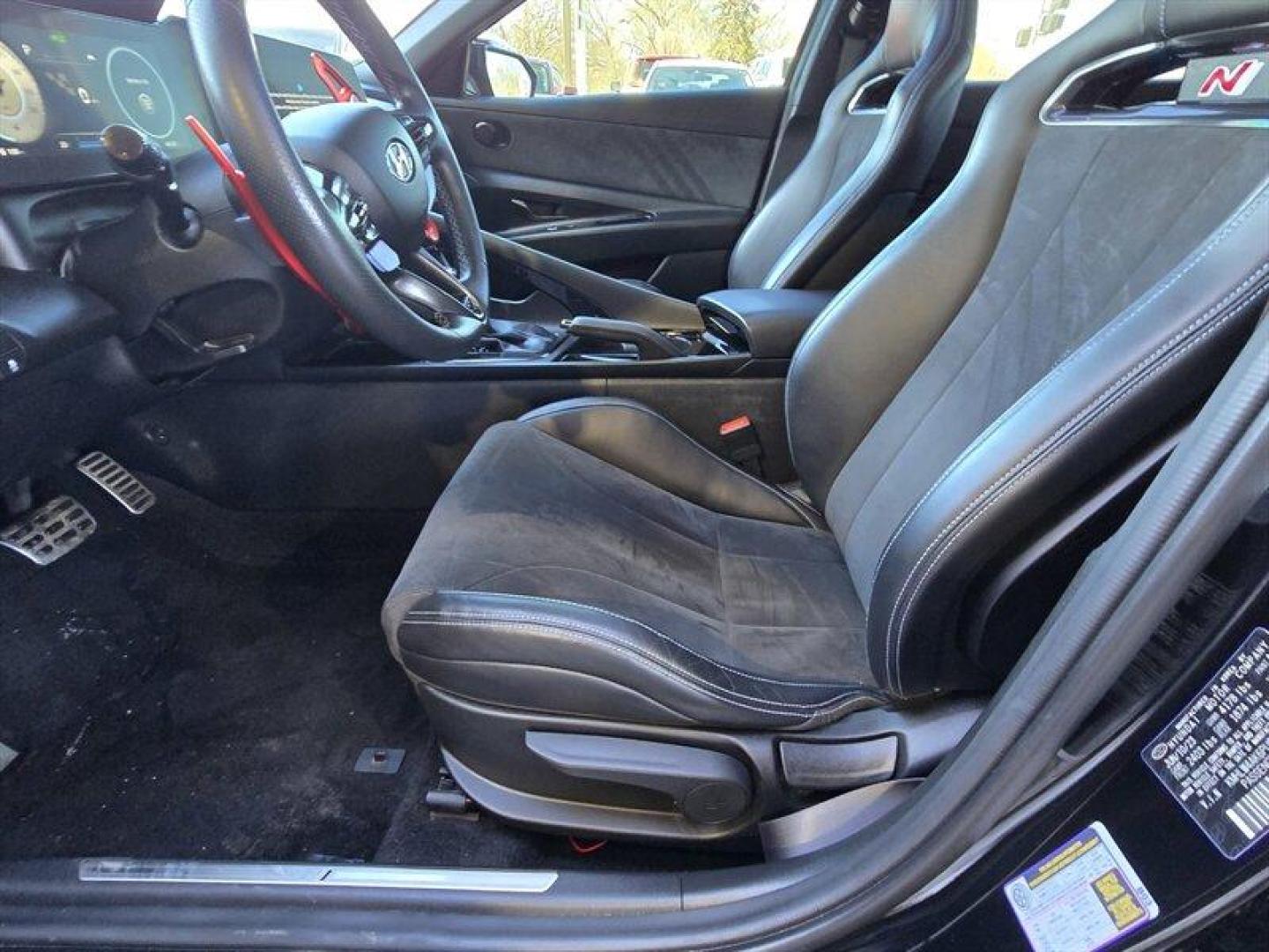 2023 Phantom Black Pearl Hyundai ELANTRA N (KMHLW4AK6PU) with an 2.0L Turbo I4 276hp 289ft. lbs. engine, 8 Speed Dual Clutch transmission, located at 25355 Eames Street, Channahon, IL, 60410, (815) 467-1807, 41.429108, -88.228432 - Introducing the 2023 Hyundai ELANTRA N the spicy little number thats ready to turn heads and leave a trail of envy in its wake! With its sleek Onyx Black exterior, this bad boy is not just a car; its a statement. Get ready to stand out in a crowd, because this ride doesnt do subtle. Under the hood - Photo#10
