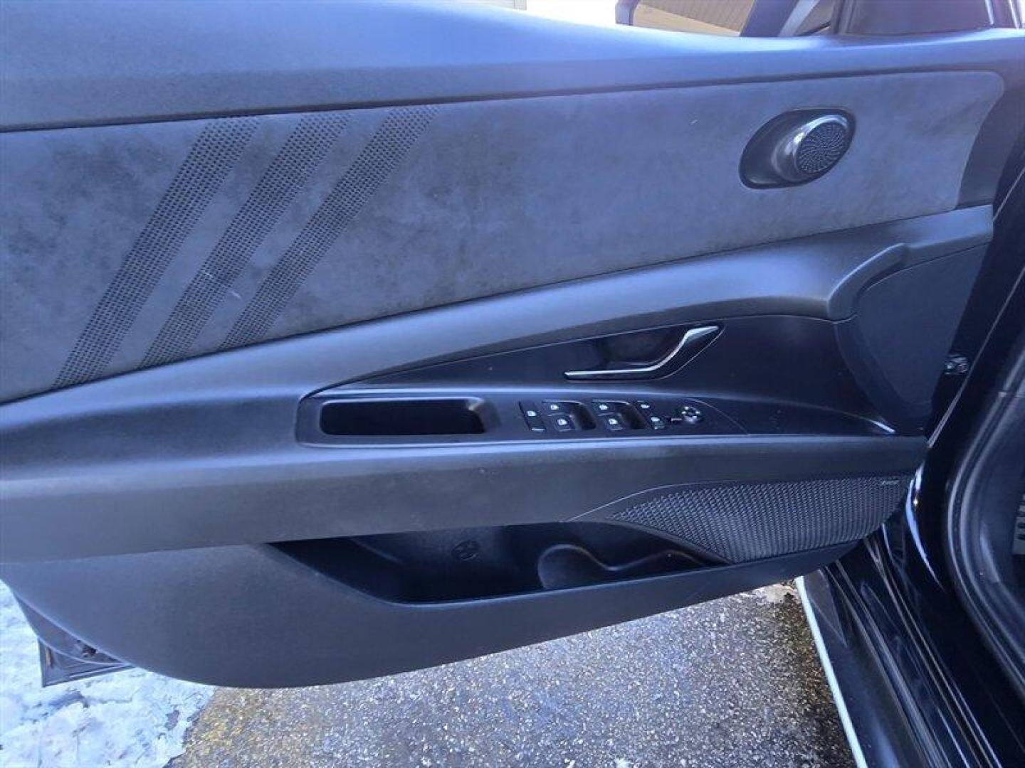 2023 Phantom Black Pearl Hyundai ELANTRA N (KMHLW4AK6PU) with an 2.0L Turbo I4 276hp 289ft. lbs. engine, 8 Speed Dual Clutch transmission, located at 25355 Eames Street, Channahon, IL, 60410, (815) 467-1807, 41.429108, -88.228432 - Introducing the 2023 Hyundai ELANTRA N the spicy little number thats ready to turn heads and leave a trail of envy in its wake! With its sleek Onyx Black exterior, this bad boy is not just a car; its a statement. Get ready to stand out in a crowd, because this ride doesnt do subtle. Under the hood - Photo#12