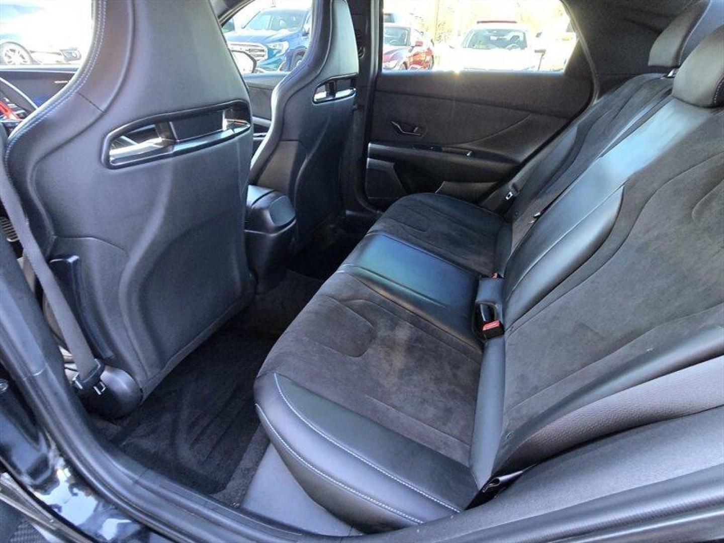 2023 Phantom Black Pearl Hyundai ELANTRA N (KMHLW4AK6PU) with an 2.0L Turbo I4 276hp 289ft. lbs. engine, 8 Speed Dual Clutch transmission, located at 25355 Eames Street, Channahon, IL, 60410, (815) 467-1807, 41.429108, -88.228432 - Introducing the 2023 Hyundai ELANTRA N the spicy little number thats ready to turn heads and leave a trail of envy in its wake! With its sleek Onyx Black exterior, this bad boy is not just a car; its a statement. Get ready to stand out in a crowd, because this ride doesnt do subtle. Under the hood - Photo#24