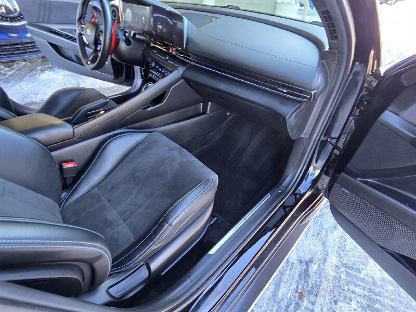 2023 Phantom Black Pearl Hyundai ELANTRA N (KMHLW4AK6PU) with an 2.0L Turbo I4 276hp 289ft. lbs. engine, 8 Speed Dual Clutch transmission, located at 25355 Eames Street, Channahon, IL, 60410, (815) 467-1807, 41.429108, -88.228432 - Introducing the 2023 Hyundai ELANTRA N the spicy little number thats ready to turn heads and leave a trail of envy in its wake! With its sleek Onyx Black exterior, this bad boy is not just a car; its a statement. Get ready to stand out in a crowd, because this ride doesnt do subtle. Under the hood - Photo#27