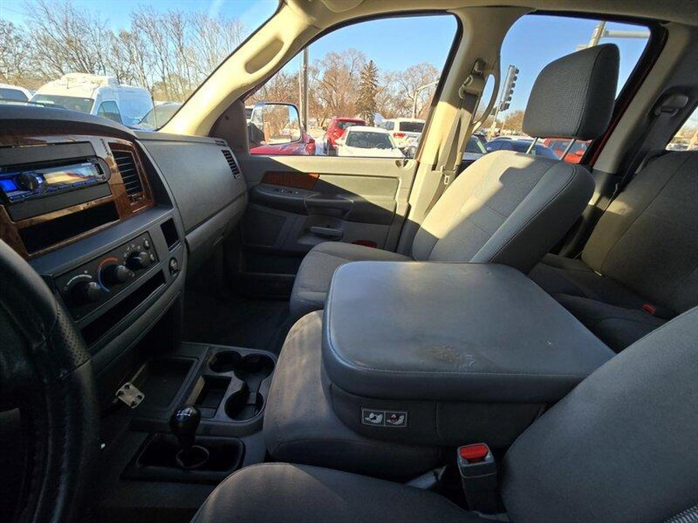 2006 Flame Red Clearcoat/Bright Silver Metallic Clearco Dodge Ram 2500 SLT (1D7KS28C26J) with an 5.9L Turbocharged Diesel I6 OHV 24V FI Engine engine, Automatic transmission, located at 25355 Eames Street, Channahon, IL, 60410, (815) 467-1807, 41.429108, -88.228432 - ** LOCAL TRADE IN, ARIZONA TRUCK. ** Introducing the 2006 Dodge Ram 2500 SLT, a robust and reliable workhorse designed to tackle your toughest tasks with ease. This truck is powered by a formidable 5.9L Turbocharged Diesel I6 OHV 24V FI Engine, delivering impressive torque and towing capacity, makin - Photo#17