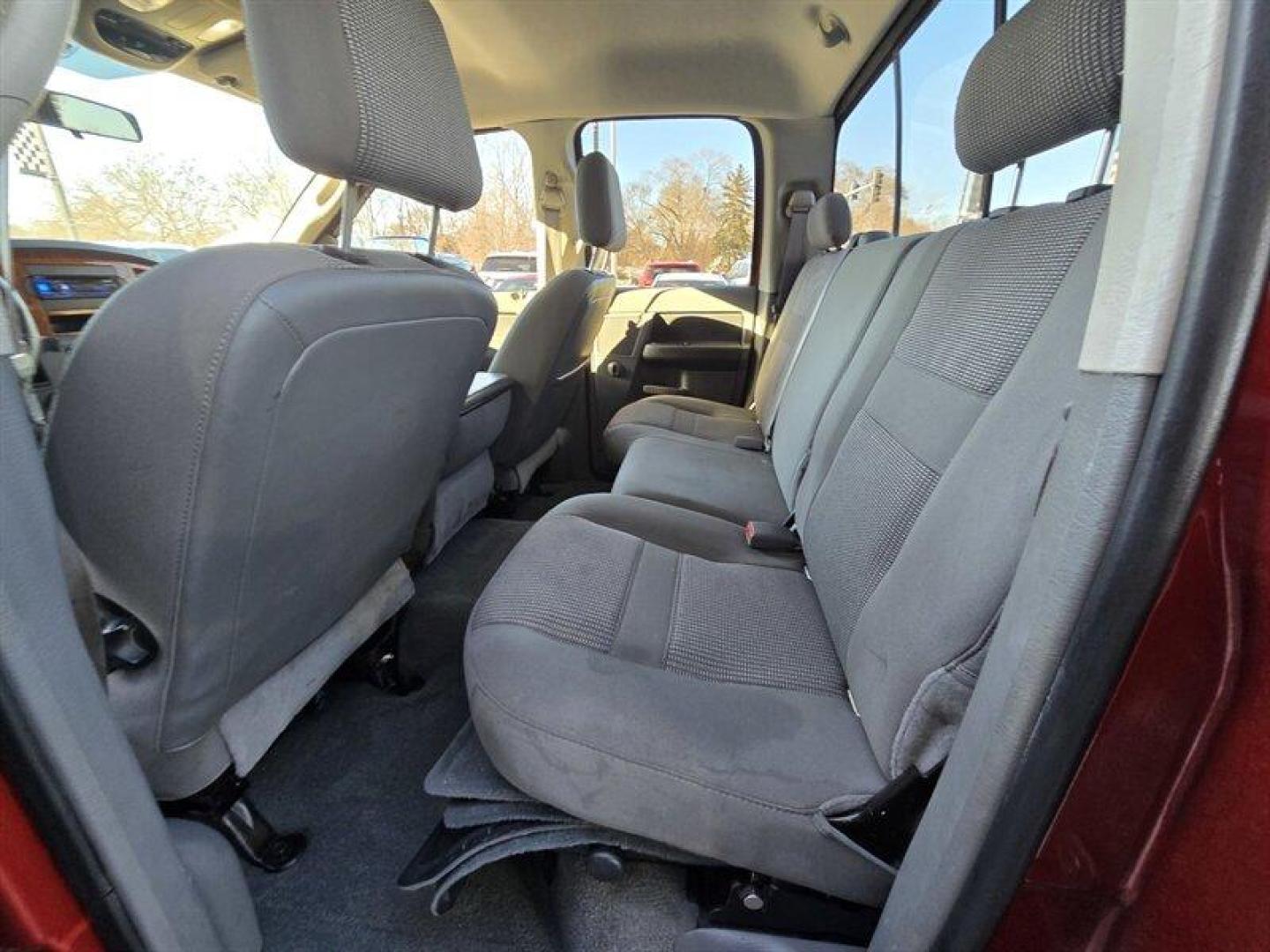 2006 Flame Red Clearcoat/Bright Silver Metallic Clearco Dodge Ram 2500 SLT (1D7KS28C26J) with an 5.9L Turbocharged Diesel I6 OHV 24V FI Engine engine, Automatic transmission, located at 25355 Eames Street, Channahon, IL, 60410, (815) 467-1807, 41.429108, -88.228432 - ** LOCAL TRADE IN, ARIZONA TRUCK. ** Introducing the 2006 Dodge Ram 2500 SLT, a robust and reliable workhorse designed to tackle your toughest tasks with ease. This truck is powered by a formidable 5.9L Turbocharged Diesel I6 OHV 24V FI Engine, delivering impressive torque and towing capacity, makin - Photo#18