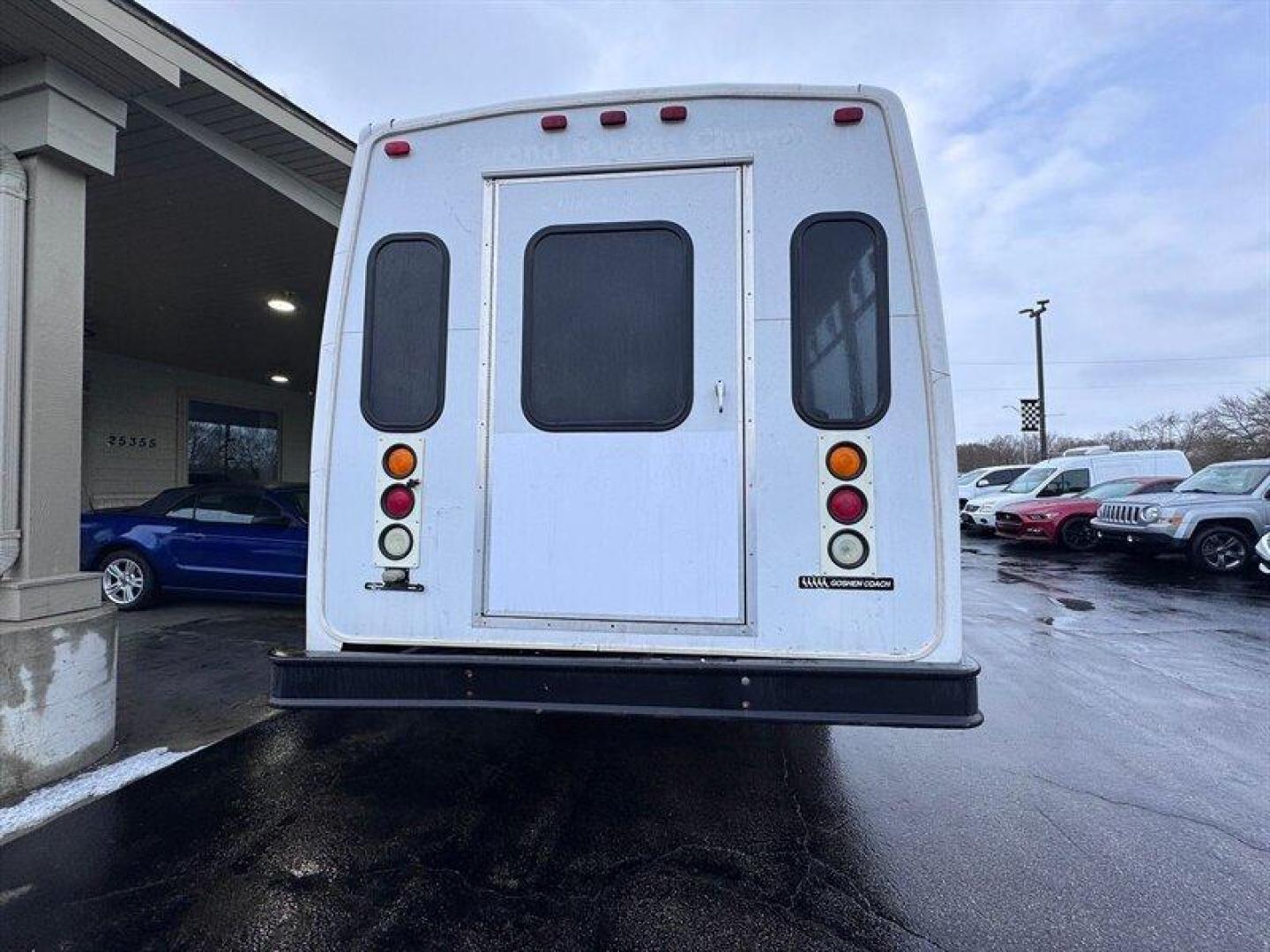 2004 White Chevrolet Express Base Cutaway (1GBJG31UX41) with an GM Vortec 6000 6.0L V8 345hp 380ft. lbs. engine, Automatic transmission, located at 25355 Eames Street, Channahon, IL, 60410, (815) 467-1807, 41.429108, -88.228432 - Introducing the 2004 Chevrolet Express 15 Passenger Bus the ultimate ride for those who love to roll deep! This beauty is powered by a robust 6.0L V8 engine, which means youll have all the muscle you need to haul your crew around town or across the country. With just under 57,000 miles on the clock - Photo#4