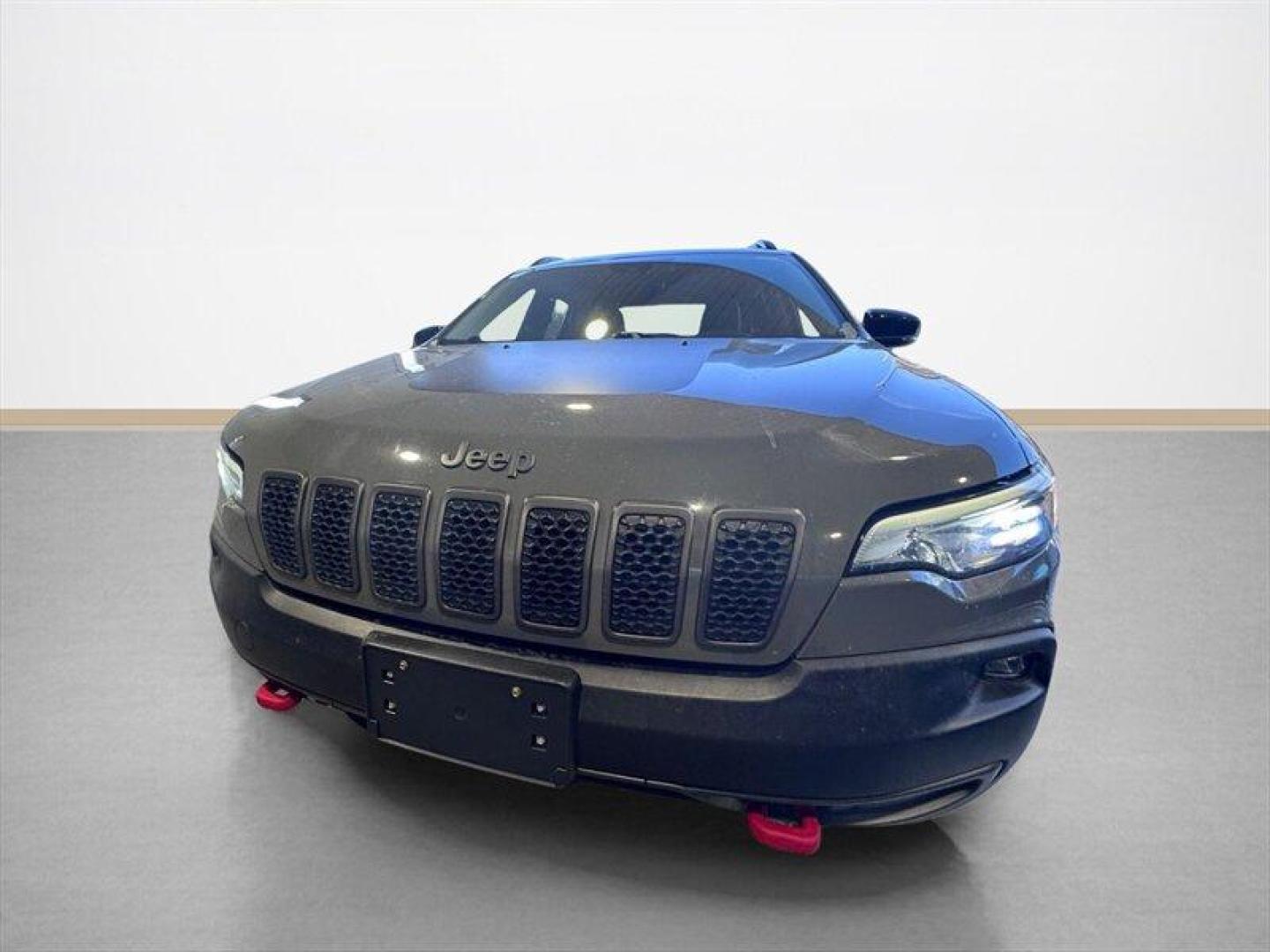 2022 Granite Crystal Metallic Clear Coat Jeep Cherokee Trailhawk (1C4PJMBX7ND) with an 3.2L V6 271hp 239ft. lbs. engine, Automatic transmission, located at 25355 Eames Street, Channahon, IL, 60410, (815) 467-1807, 41.429108, -88.228432 - **2022 Jeep Cherokee Trailhawk A Masterpiece of Off-Road Prowess and Urban Elegance** Step into the realm of adventure with the breathtaking 2022 Jeep Cherokee Trailhawk, a vehicle that seamlessly marries rugged off-road capability with sophisticated urban style. Dressed in the striking Granite Cr - Photo#8