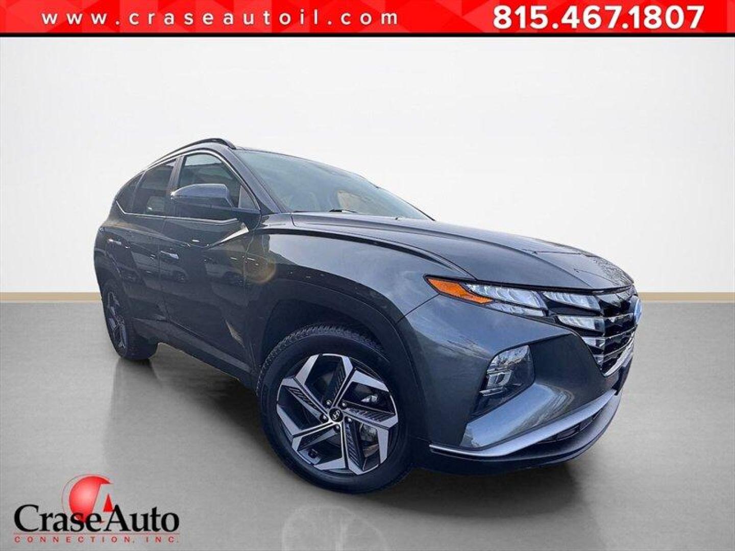 2022 Amazon Gray Hyundai TUCSON Hybrid SEL Convenience (KM8JFCA11NU) with an 1.6L Hybrid Turbo I4 226hp 258ft. lbs. engine, Automatic transmission, located at 25355 Eames Street, Channahon, IL, 60410, (815) 467-1807, 41.429108, -88.228432 - Photo#0