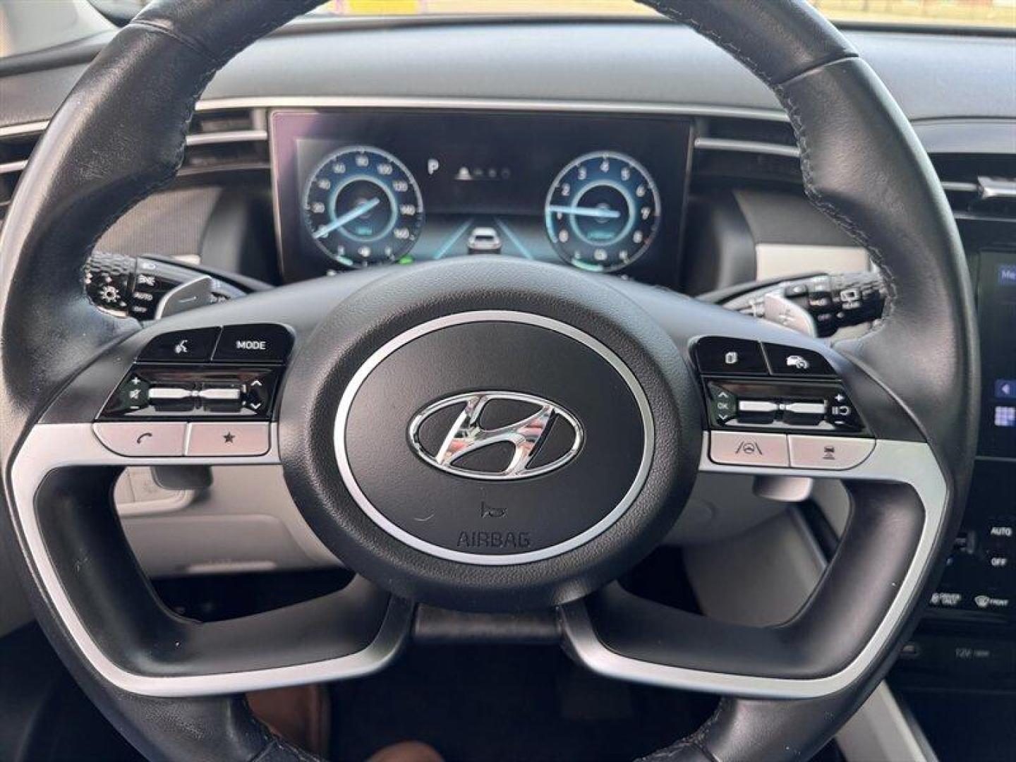 2022 Amazon Gray Hyundai TUCSON Hybrid SEL Convenience (KM8JFCA11NU) with an 1.6L Hybrid Turbo I4 226hp 258ft. lbs. engine, Automatic transmission, located at 25355 Eames Street, Channahon, IL, 60410, (815) 467-1807, 41.429108, -88.228432 - Photo#24