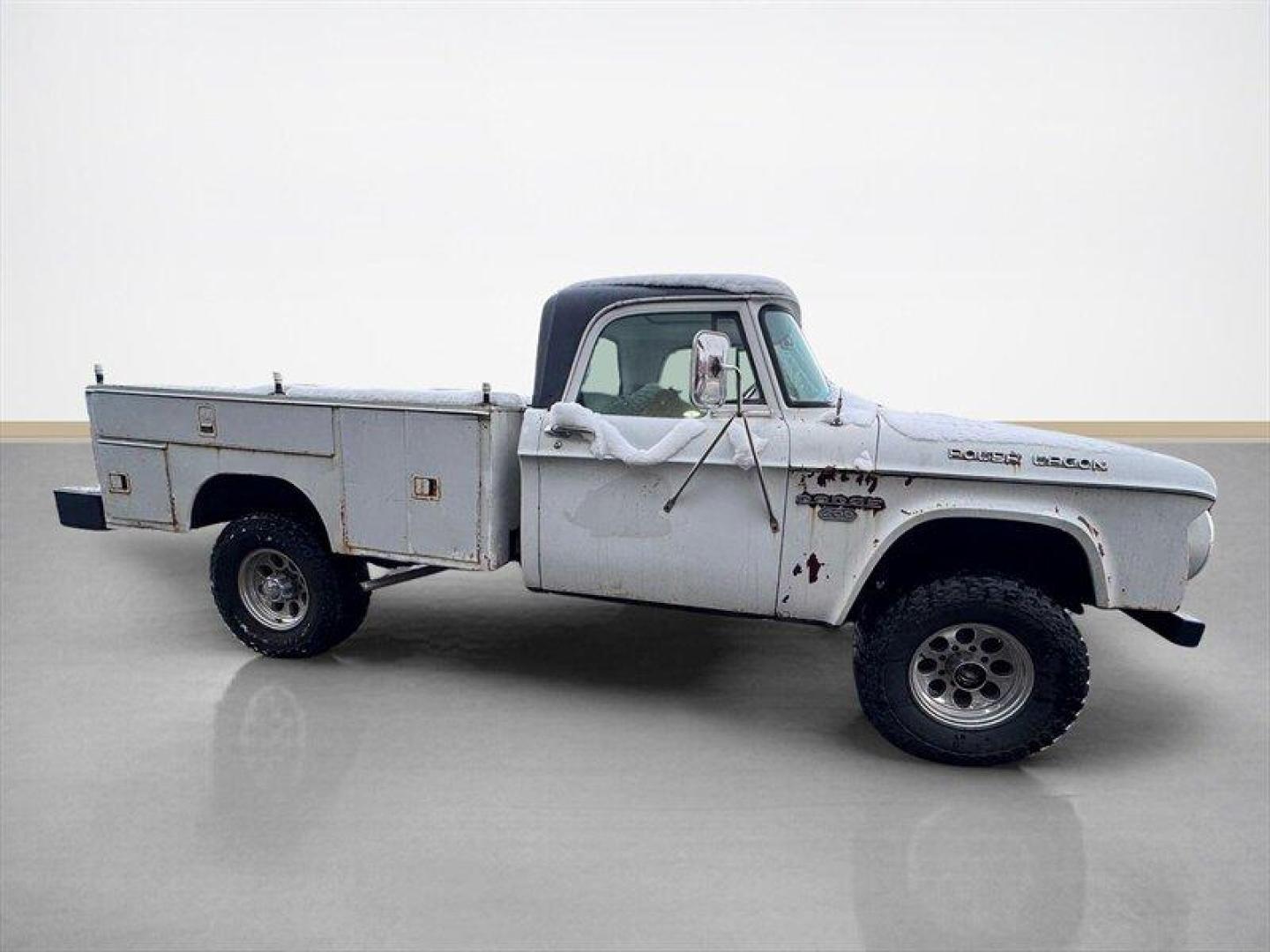 1966 White Dodge Power Wagon (2281635277) , 4 Speed Manual transmission, located at 25355 Eames Street, Channahon, IL, 60410, (815) 467-1807, 41.429108, -88.228432 - Photo#1