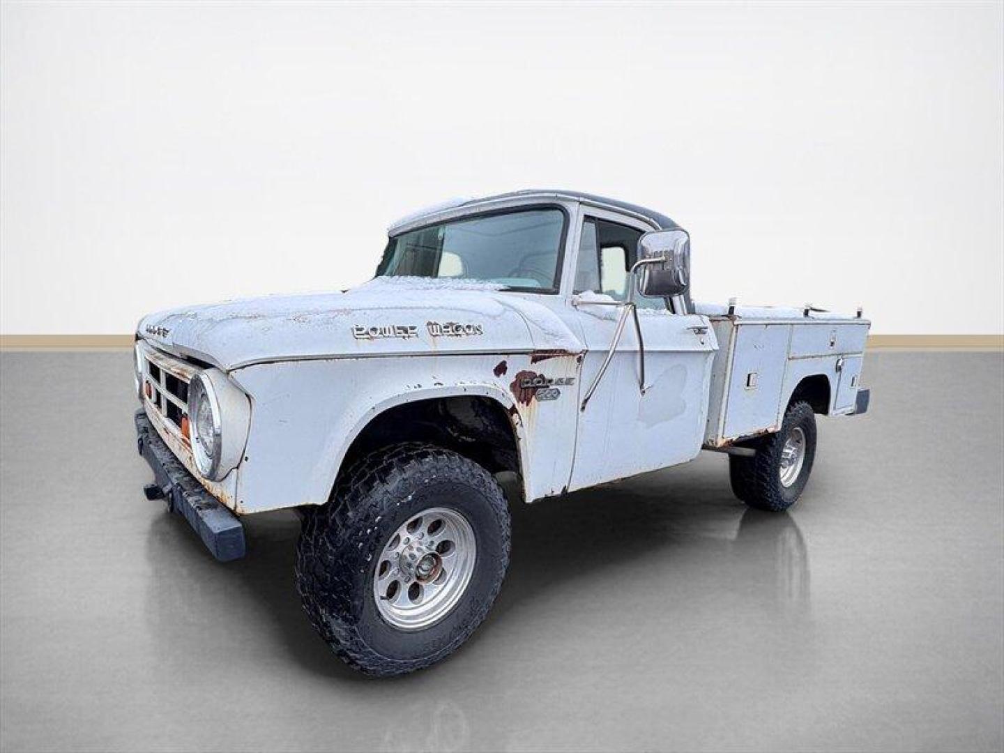 1966 White Dodge Power Wagon (2281635277) , 4 Speed Manual transmission, located at 25355 Eames Street, Channahon, IL, 60410, (815) 467-1807, 41.429108, -88.228432 - Photo#7