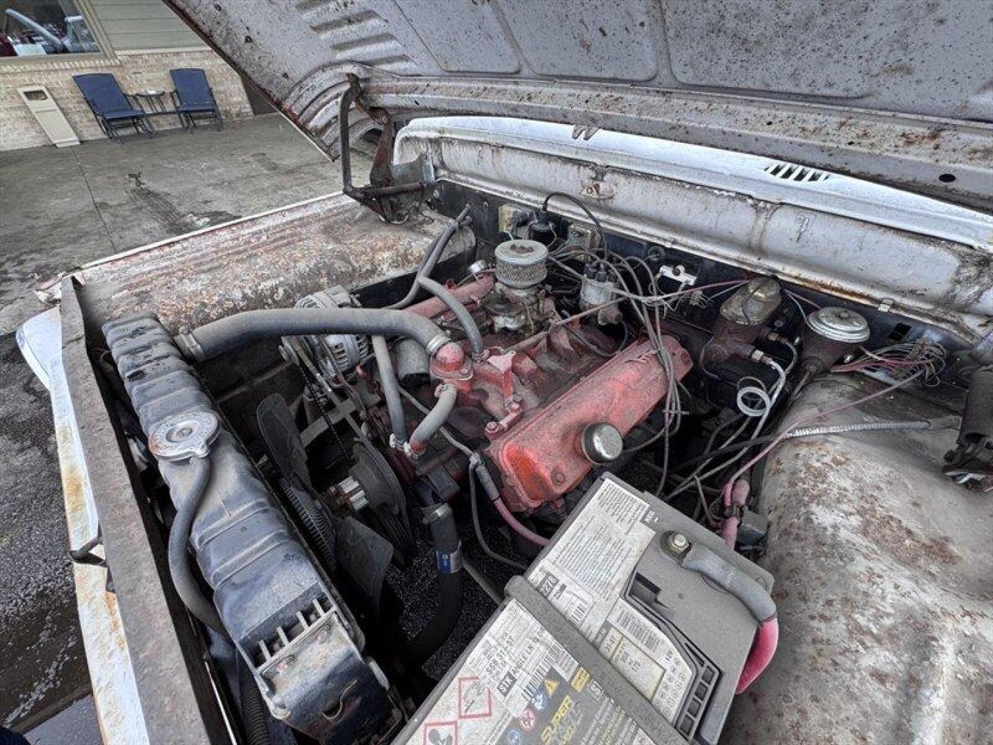 1966 White Dodge Power Wagon (2281635277) , 4 Speed Manual transmission, located at 25355 Eames Street, Channahon, IL, 60410, (815) 467-1807, 41.429108, -88.228432 - Photo#14