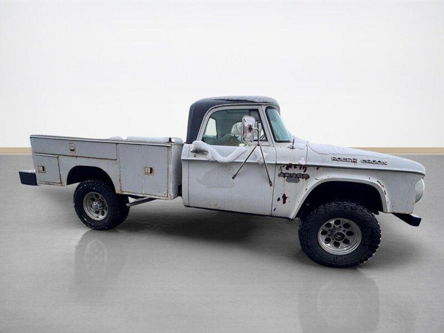 1966 White Dodge Power Wagon (2281635277) , 4 Speed Manual transmission, located at 25355 Eames Street, Channahon, IL, 60410, (815) 467-1807, 41.429108, -88.228432 - Photo#1